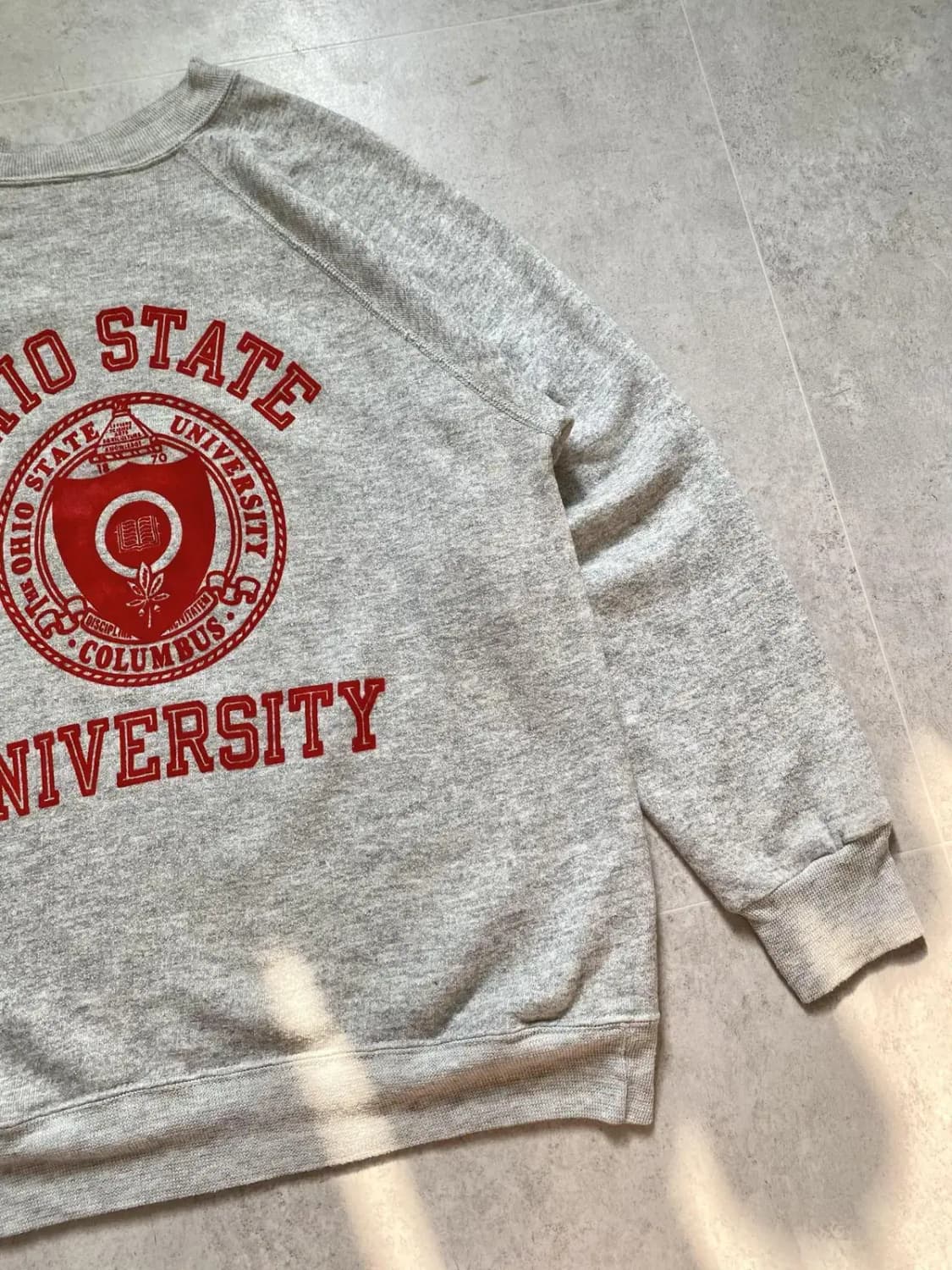 80's 챔피온 OHIO Univ. 스웻셔츠 L(~100) 상품이미지6