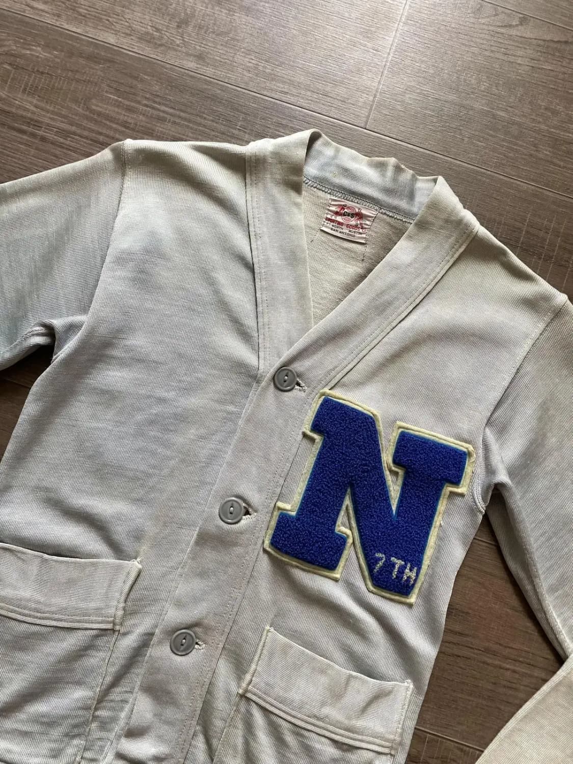 60's C&S Sporting Goods 레터맨 가디건 44~55호 상품이미지1