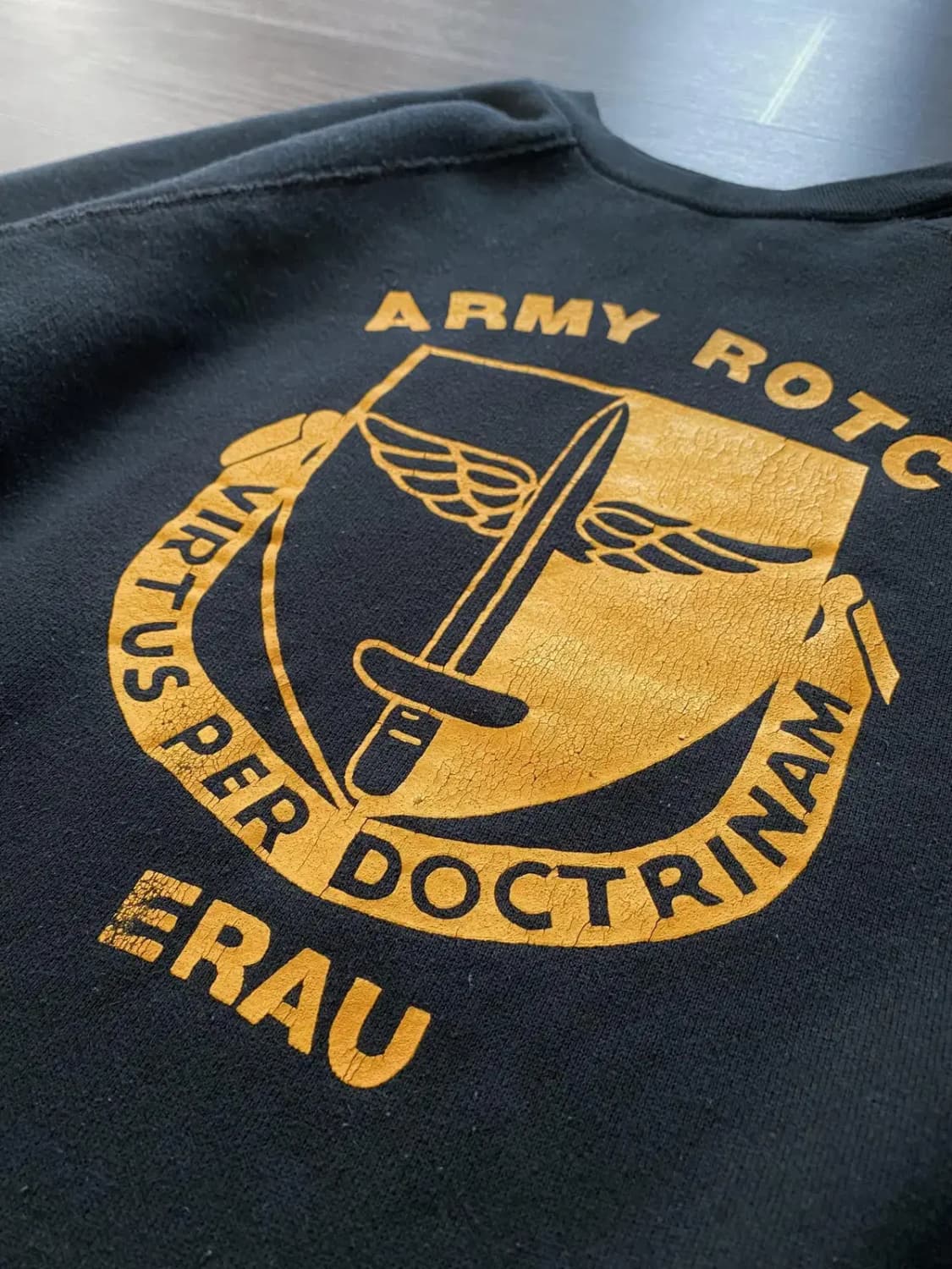 60's US ARMY ROTC 빈티지 스웻셔츠 100사이즈 상품이미지3