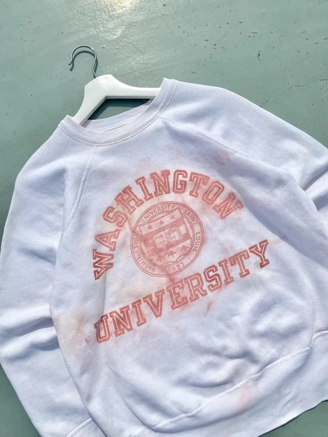 50's 챔피온 Washington Univ. 스웻셔츠 L(~100) 상품이미지2