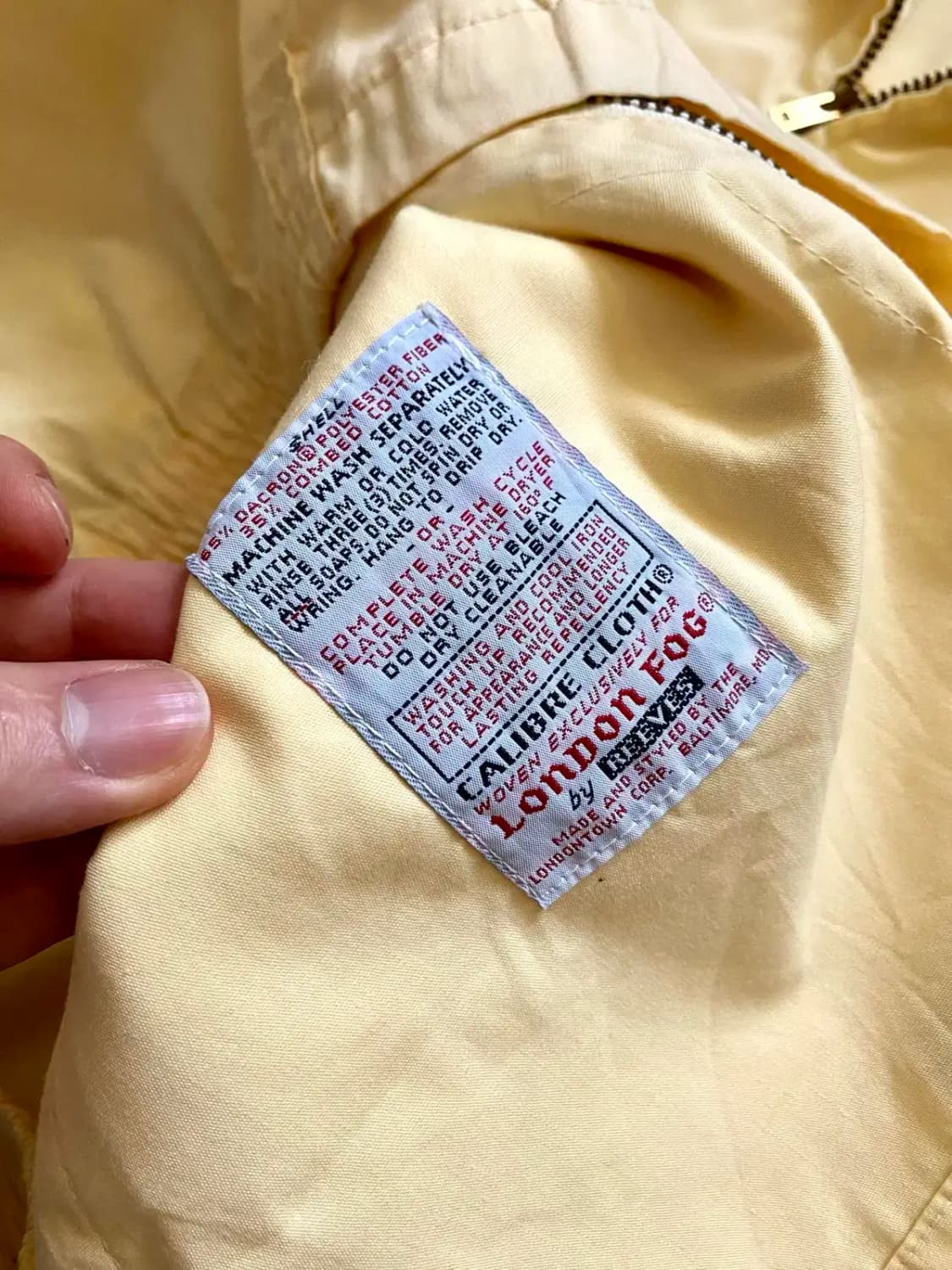 70's 런던 포그 라이트웨이트 헤링톤 자켓 44R(~105) 상품이미지9