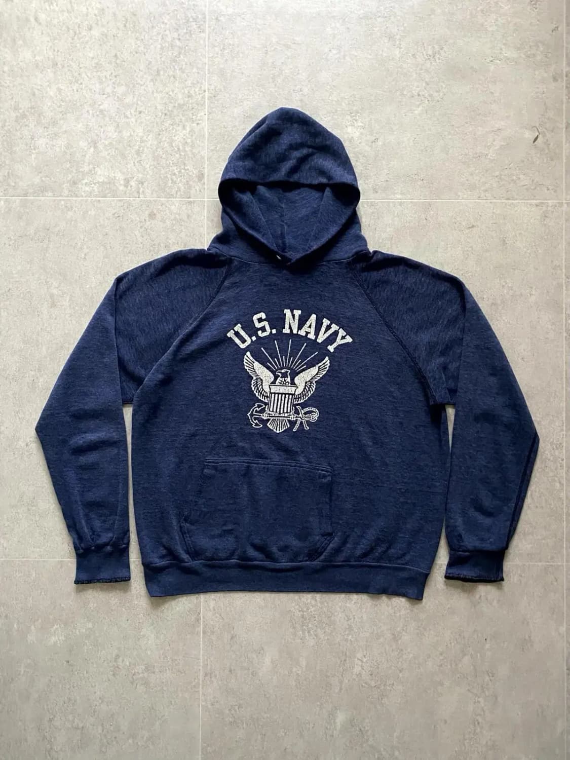 Rare 70~80's U.S NAVY 스웻 후디 100~103사이즈 상품이미지1