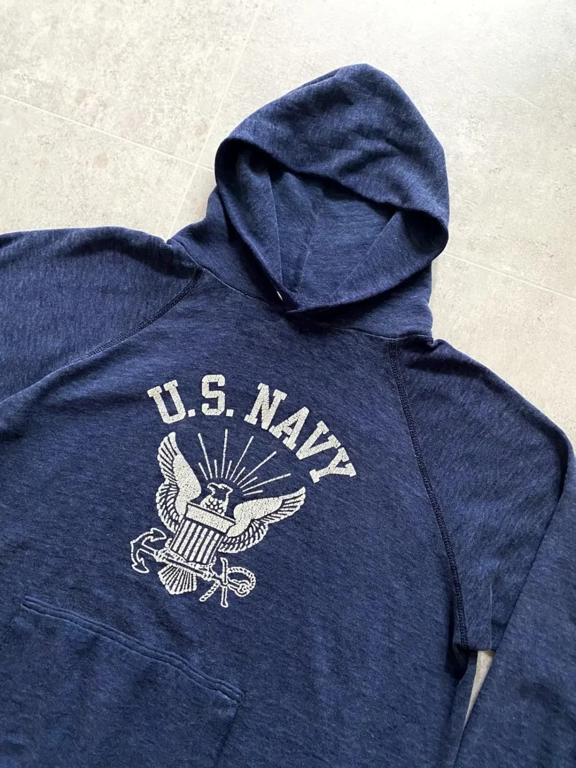 Rare 70~80's U.S NAVY 스웻 후디 100~103사이즈 상품이미지2