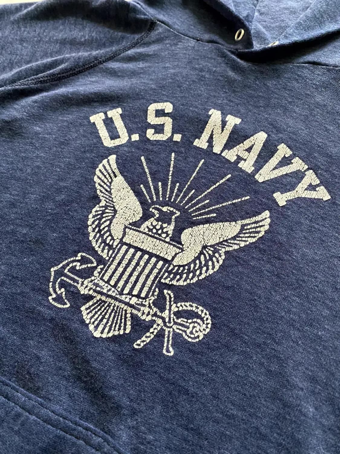 Rare 70~80's U.S NAVY 스웻 후디 100~103사이즈 상품이미지4