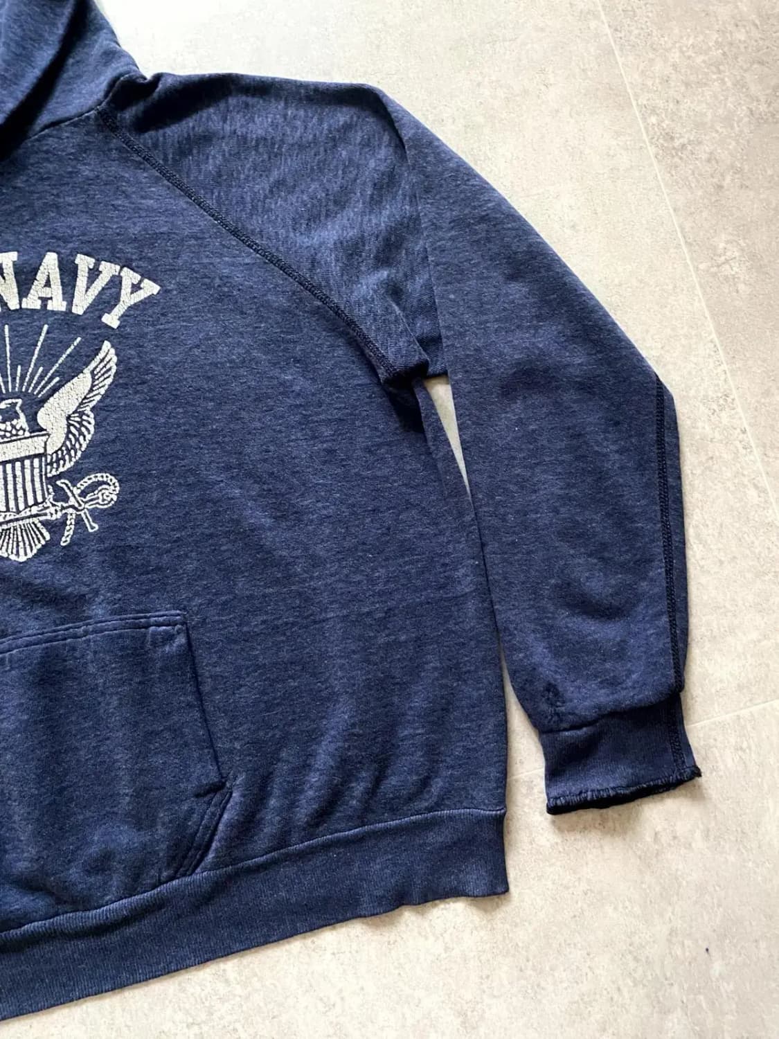 Rare 70~80's U.S NAVY 스웻 후디 100~103사이즈 상품이미지7