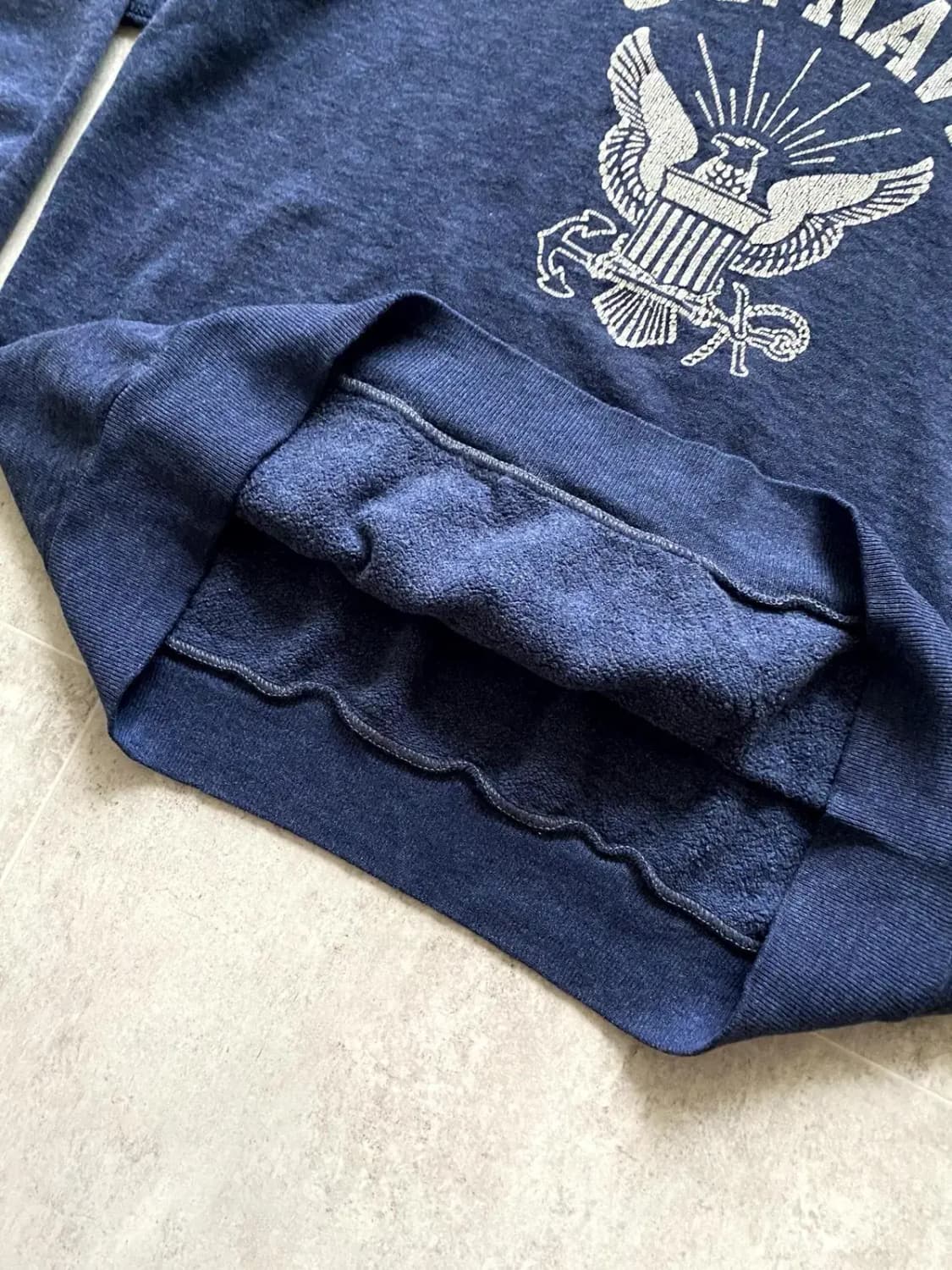 Rare 70~80's U.S NAVY 스웻 후디 100~103사이즈 상품이미지9