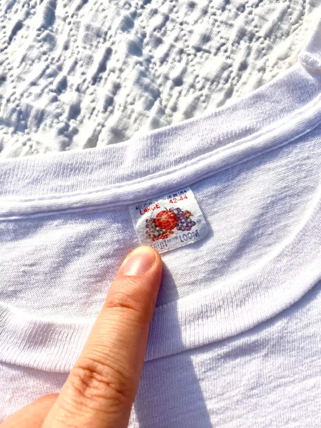 60's Fruit Of The Loom 빈티지 티셔츠 95~100사이즈 상품이미지7