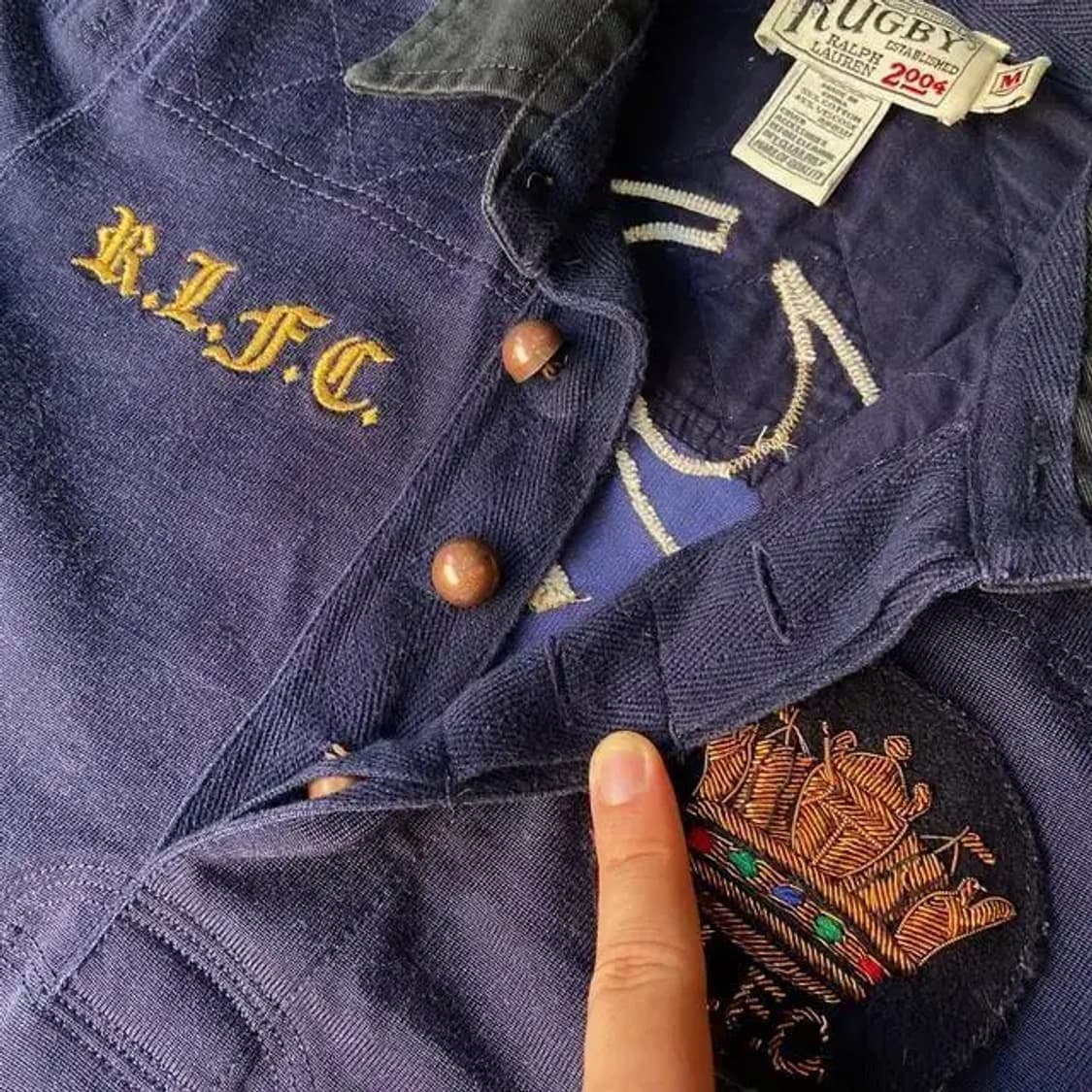 럭비 랄프로렌 우먼즈 럭비 셔츠 ~55 1/2 상품이미지6