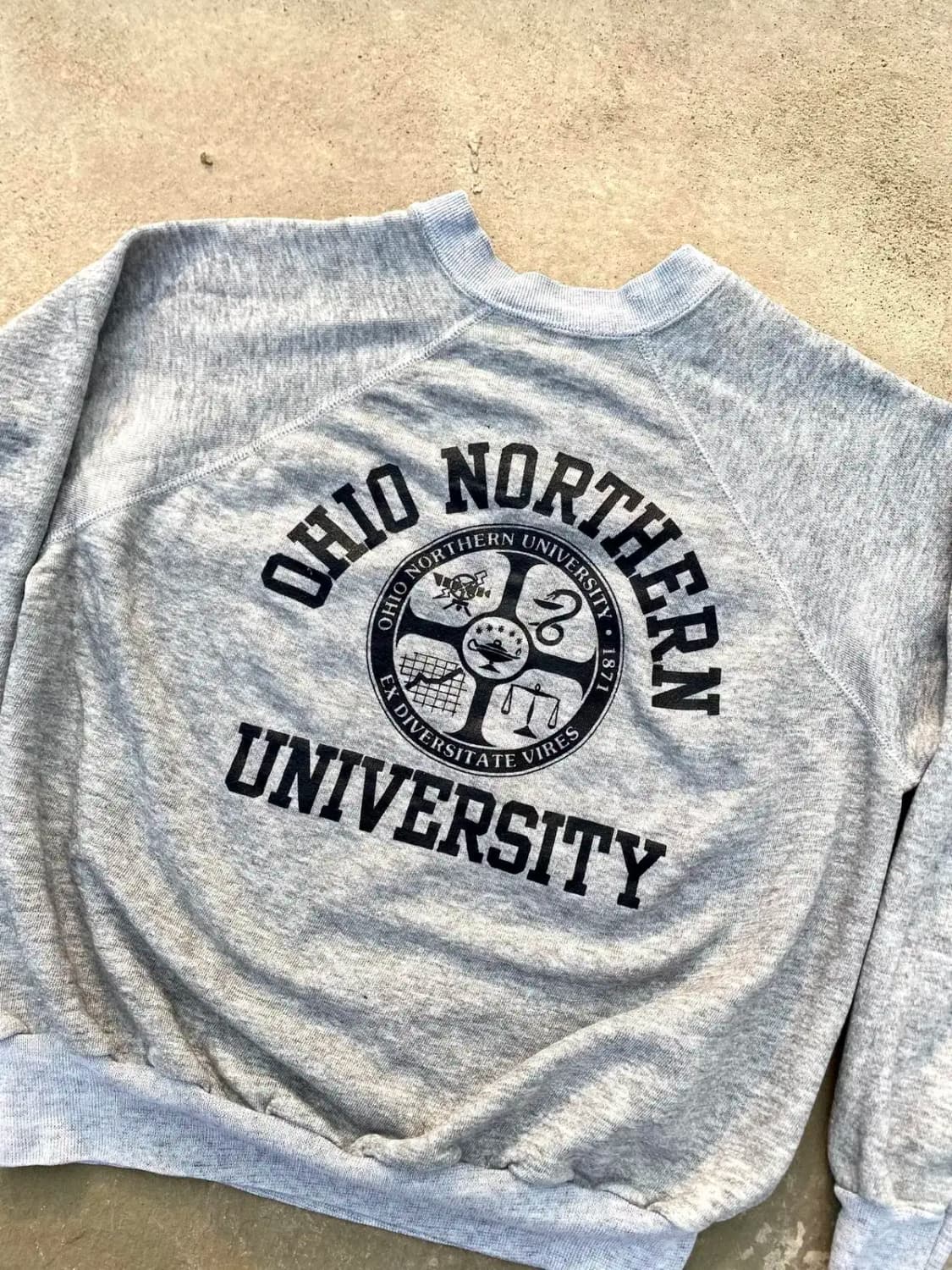 70's 빈티지 OHIO NORTHERN Univ. 스웻셔츠 95 상품이미지2