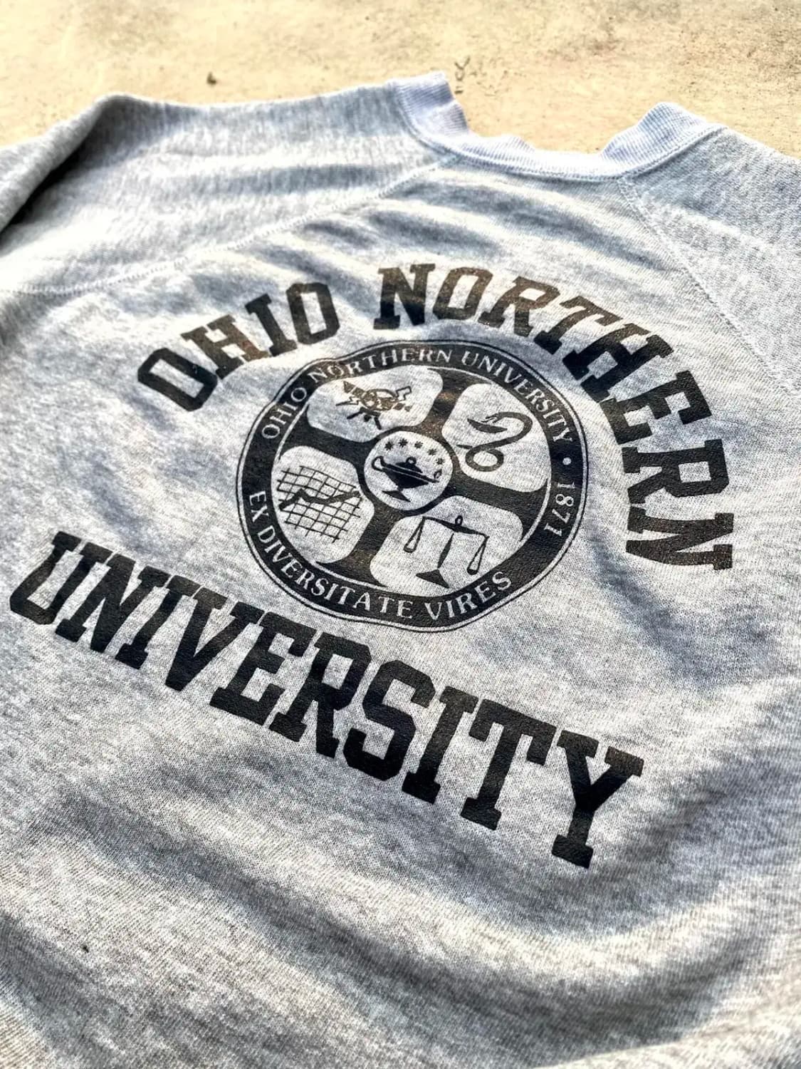 70's 빈티지 OHIO NORTHERN Univ. 스웻셔츠 95 상품이미지3