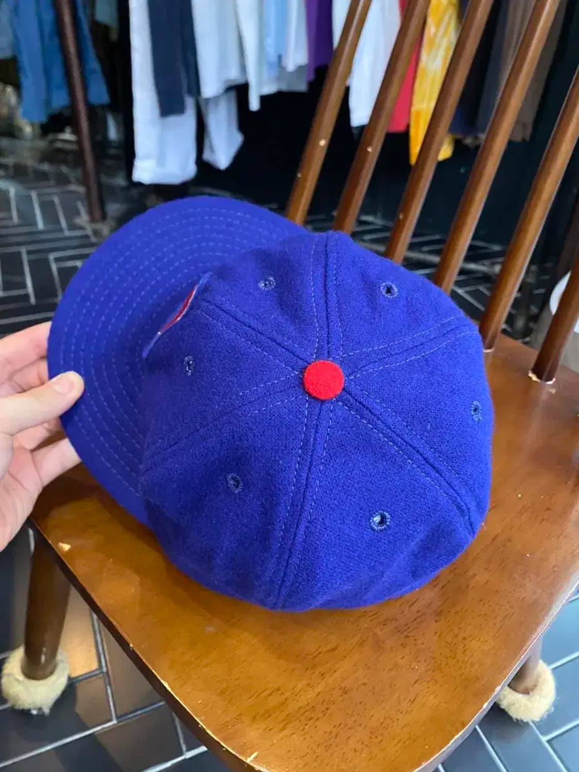 60's 시카고 컵스 MLB 울 캡 XL(~57) 상품이미지3