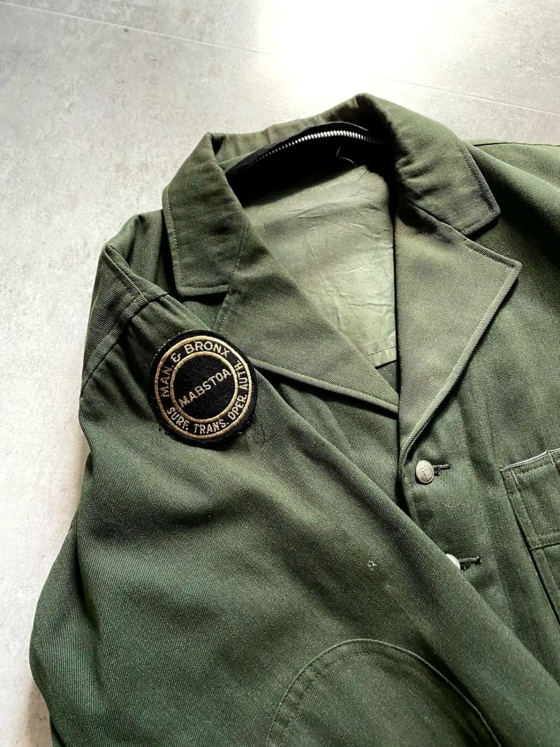 60's NYC MaBSTOA 버스 드라이버 자켓 44R(~105) 상품이미지6