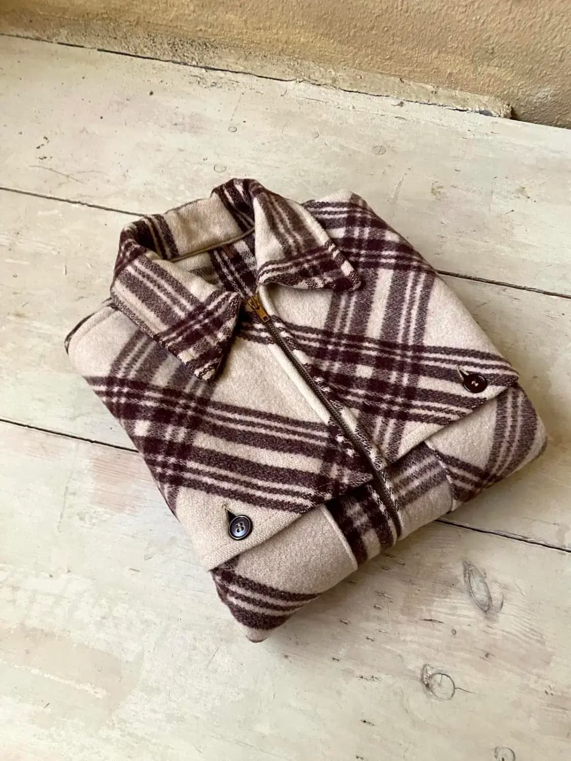 40's HERCULES 플레이드 울 자켓 100사이즈 상품이미지1