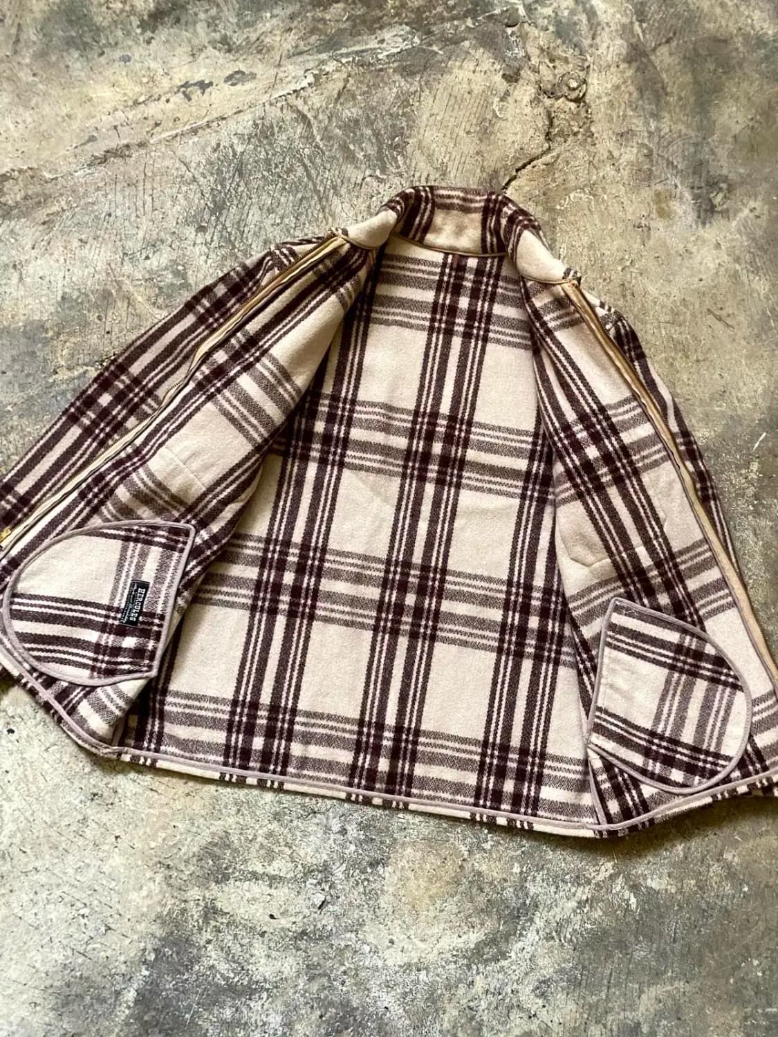 40's HERCULES 플레이드 울 자켓 100사이즈 상품이미지10