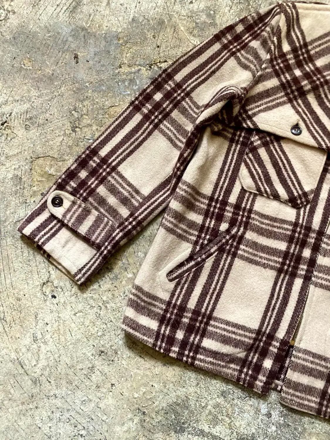 40's HERCULES 플레이드 울 자켓 100사이즈 상품이미지4