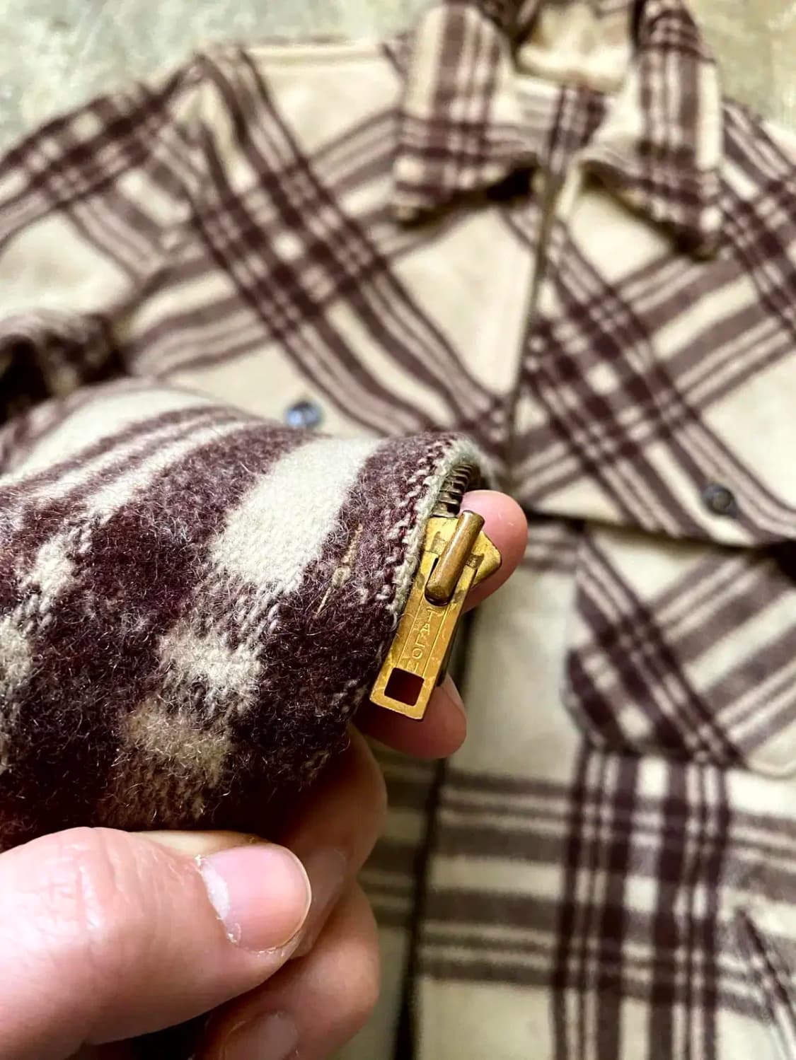 40's HERCULES 플레이드 울 자켓 100사이즈 상품이미지9