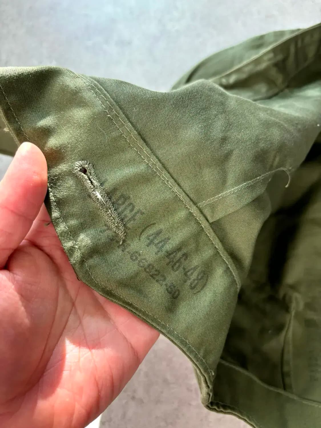 미군 M-43 필드자켓 후드 M/L 데드스탁 상품이미지4