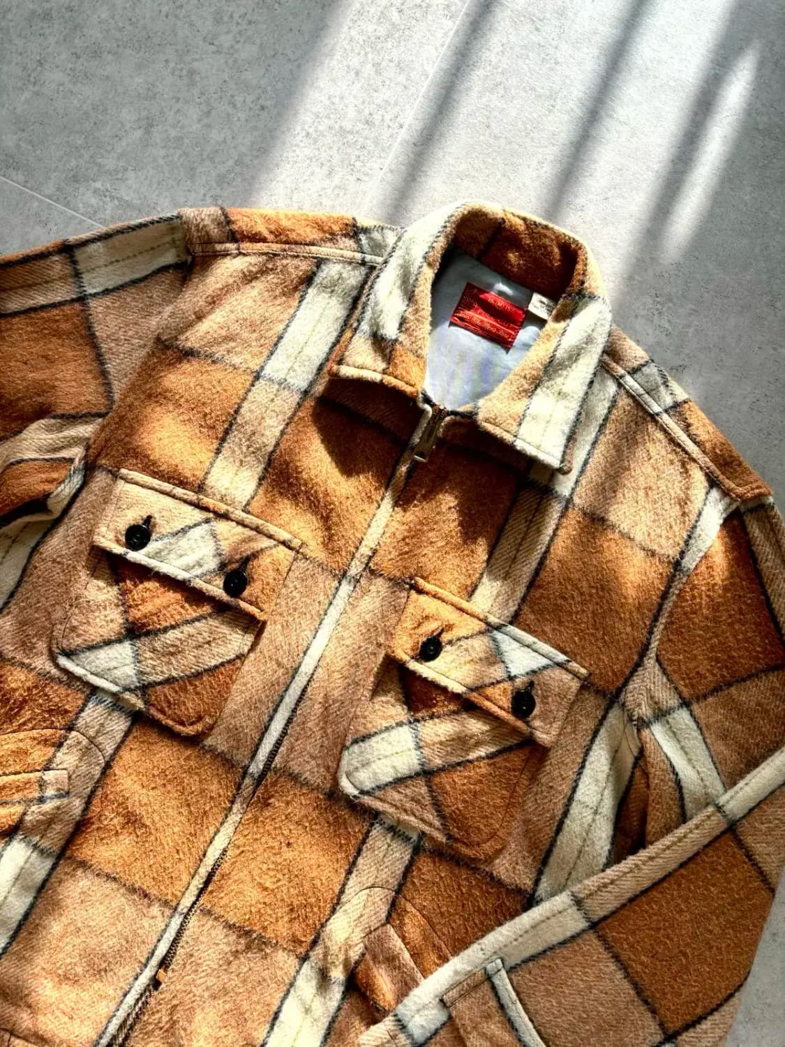 80's Sears 울 셔츠 자켓 100~105 상품이미지2