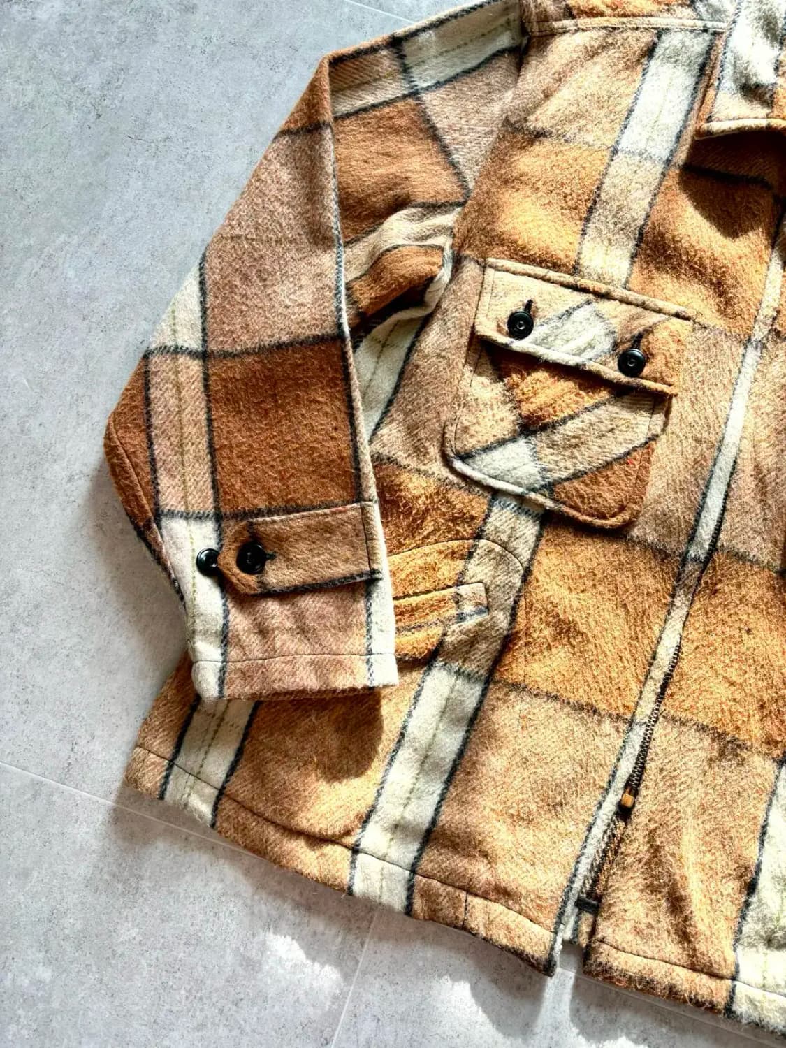 80's Sears 울 셔츠 자켓 100~105 상품이미지4