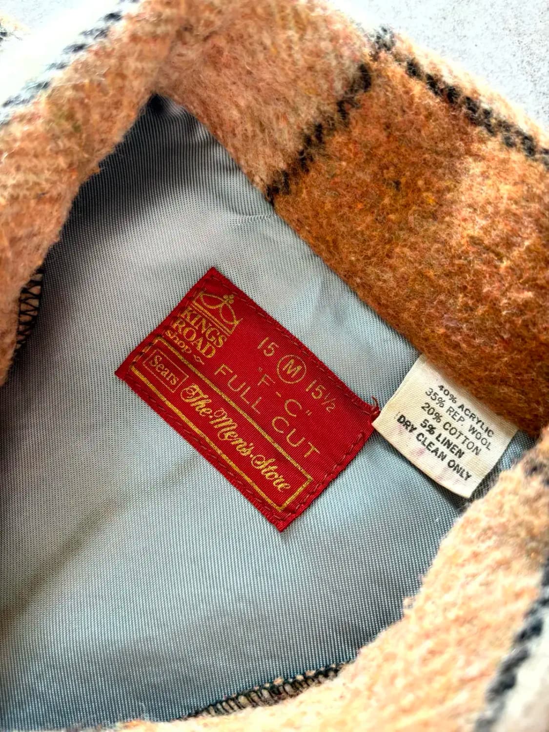 80's Sears 울 셔츠 자켓 100~105 상품이미지8