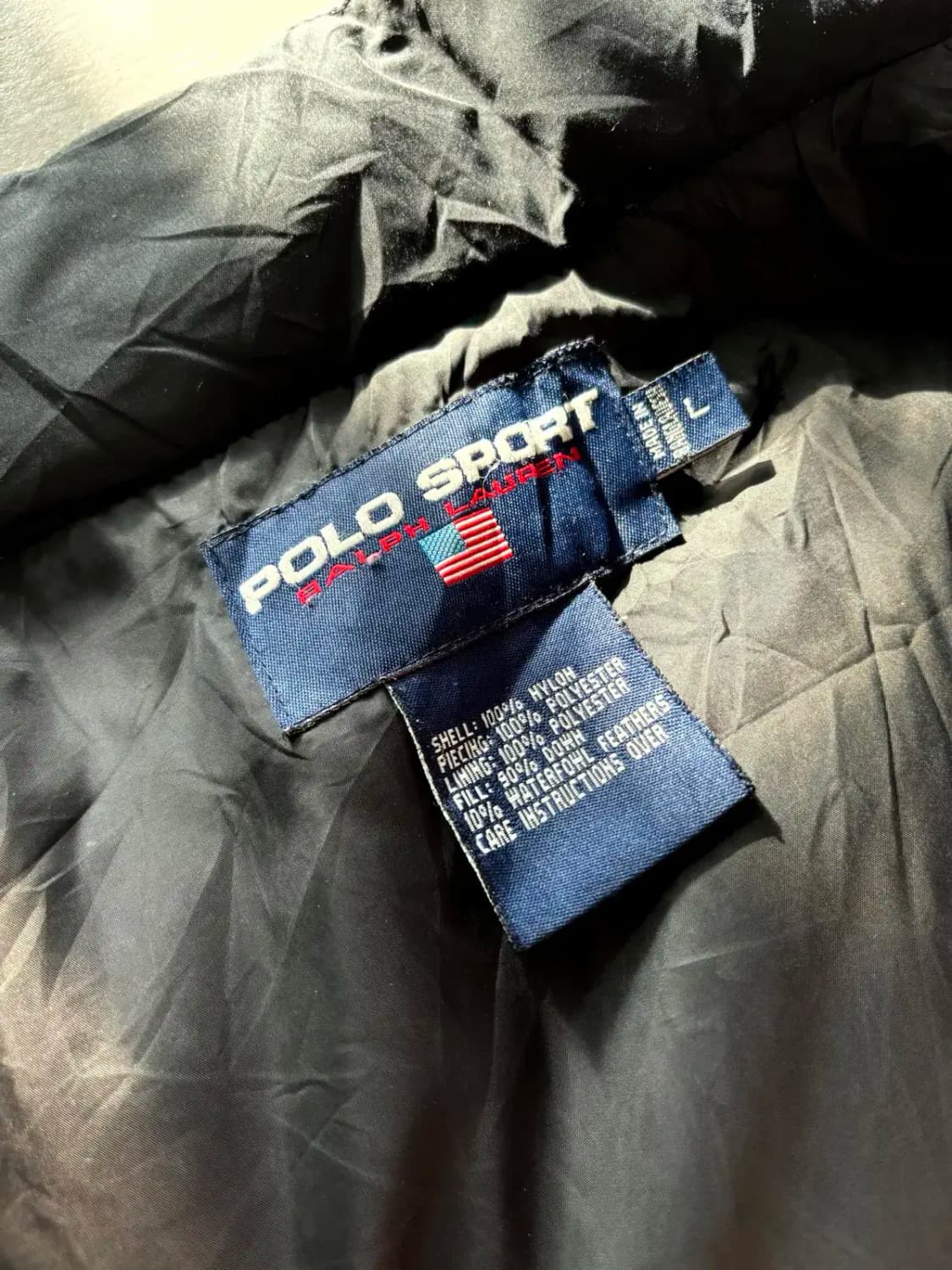 90's 폴로 스포츠 다운 패딩 L(100~105) 상품이미지10