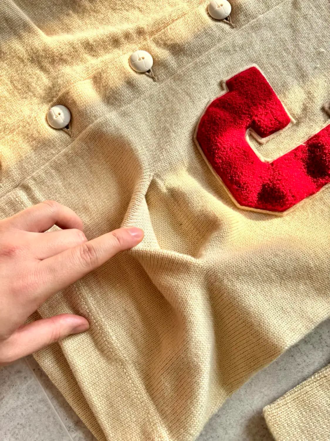 60's Dehen 레터맨 가디건 100 상품이미지7