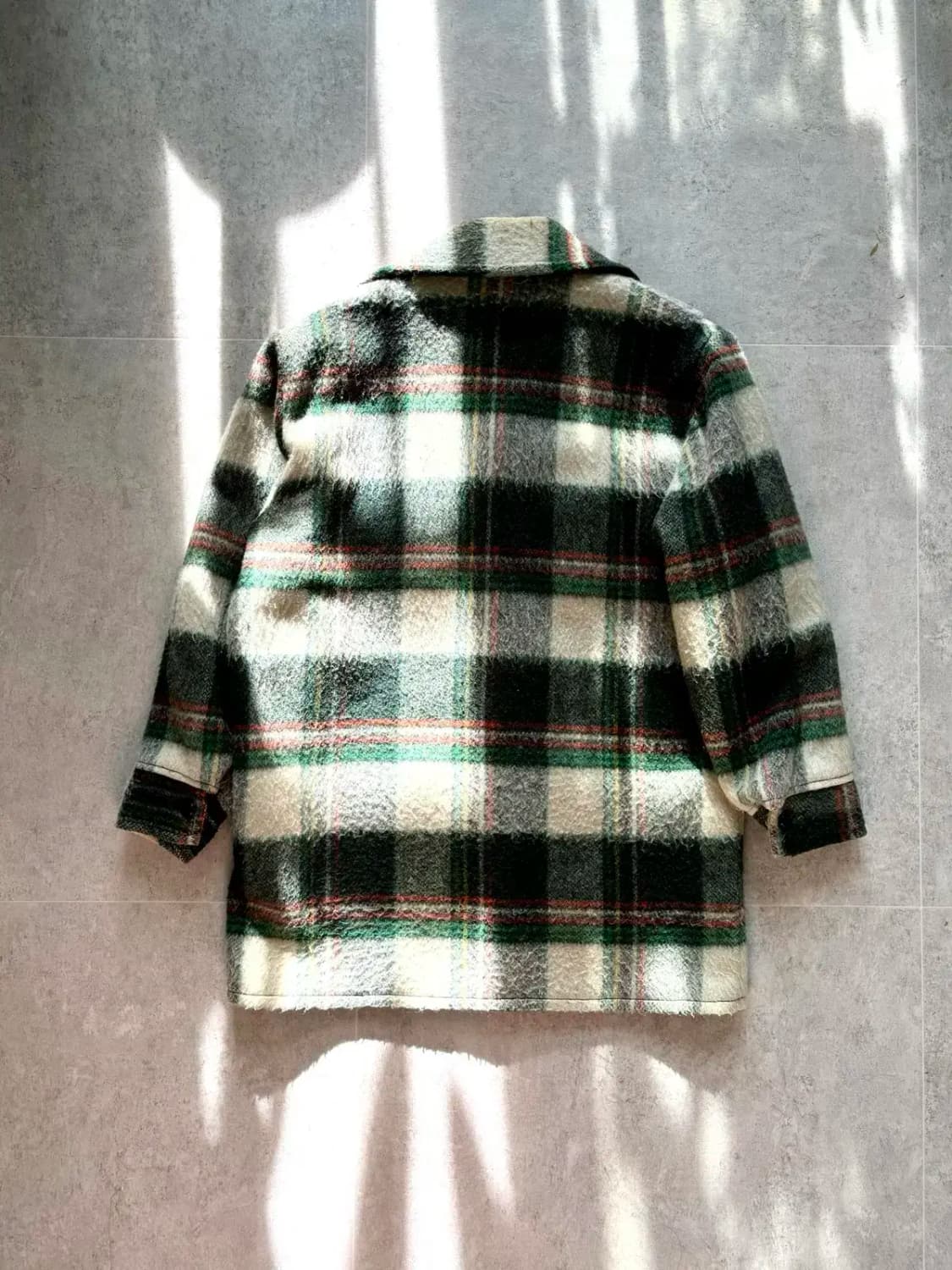 60's 빈티지 플레이드 체크 울 자켓 100사이즈 상품이미지10