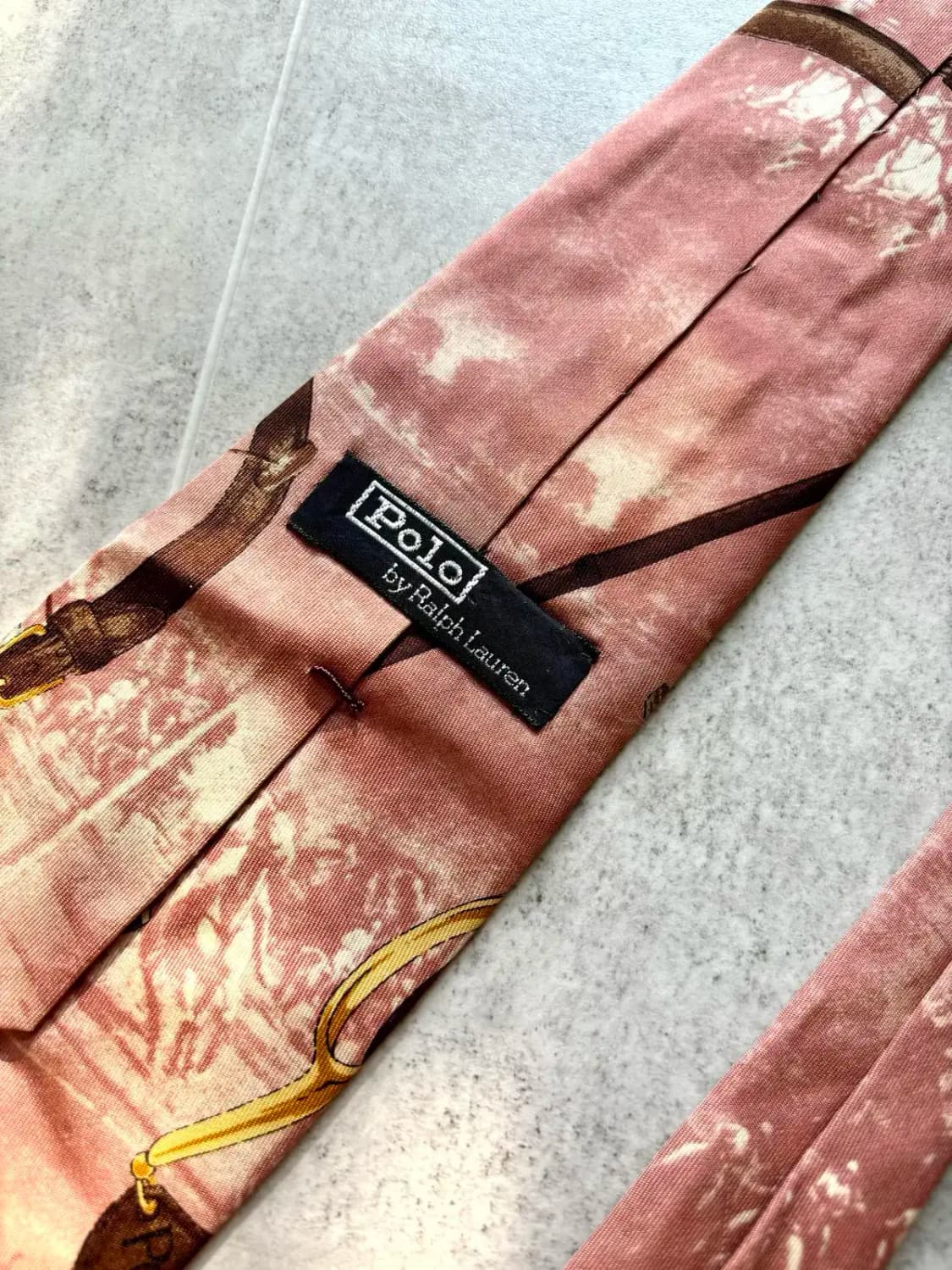 90's 폴로 넥타이 Made In USA 상품이미지5