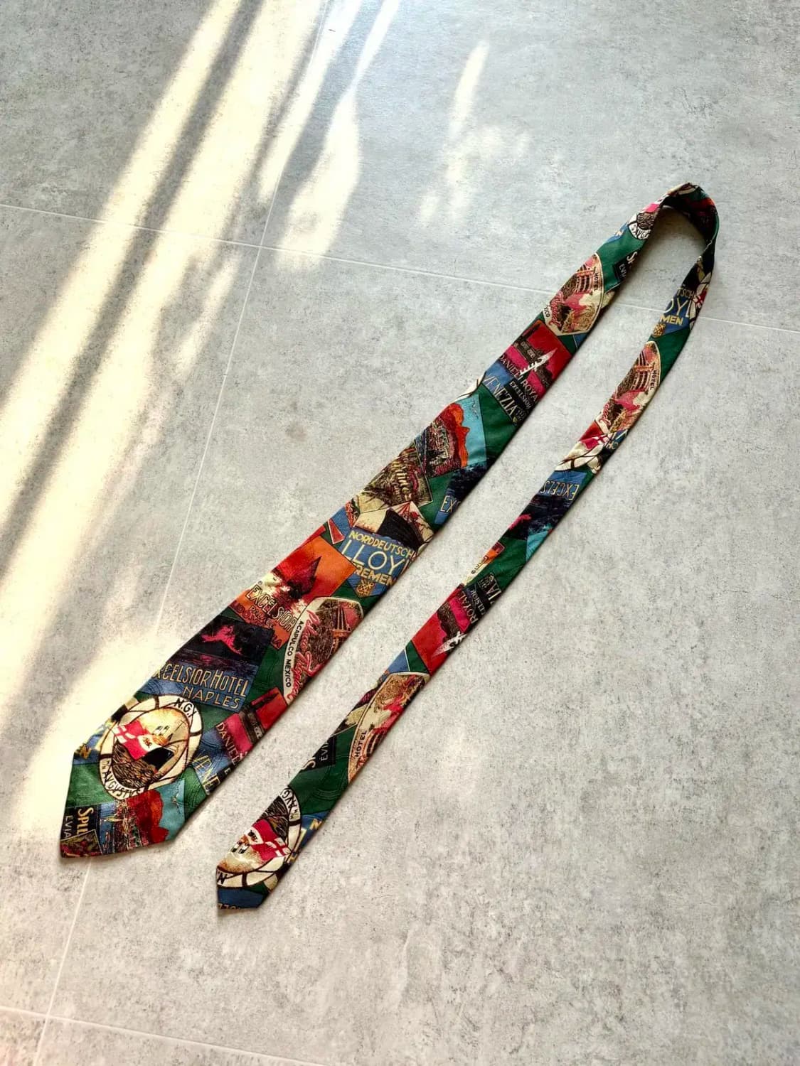 90's 폴로 넥타이 Made In USA 상품이미지1