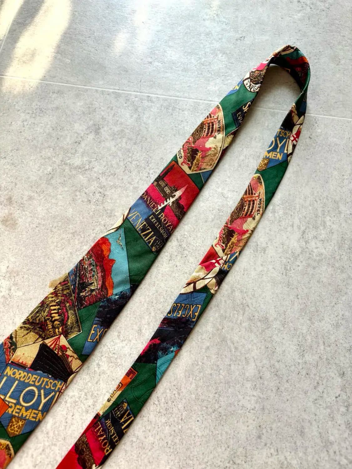 90's 폴로 넥타이 Made In USA 상품이미지3