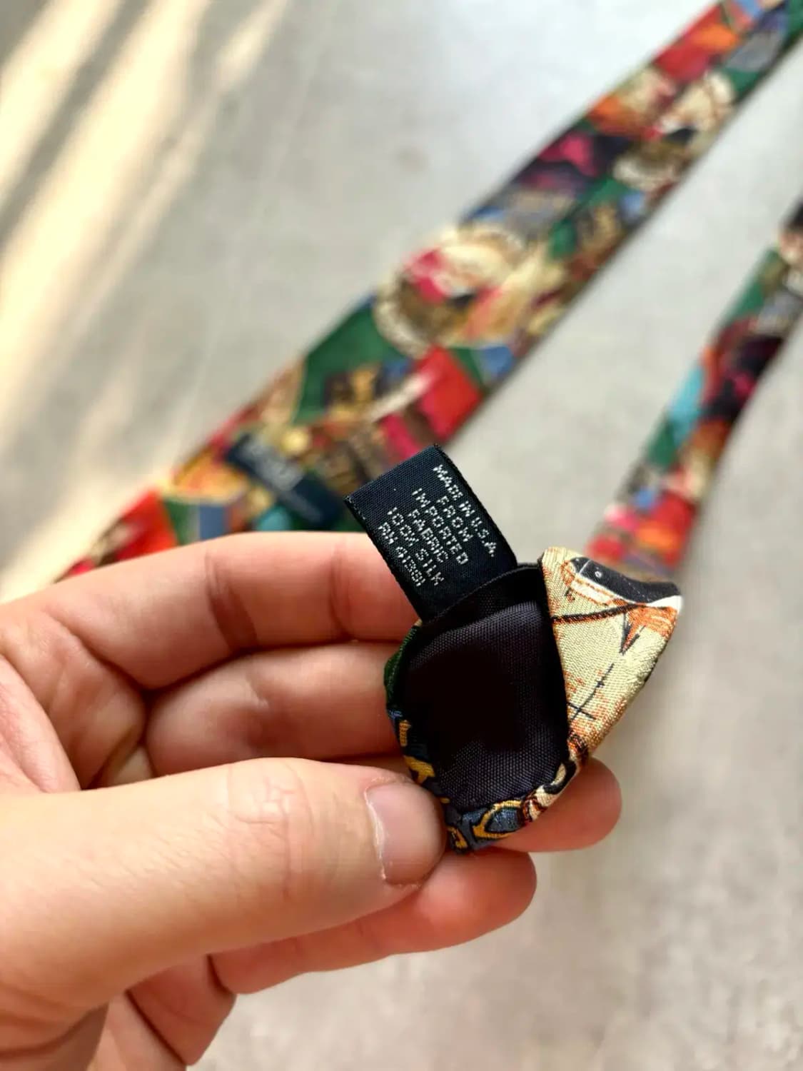 90's 폴로 넥타이 Made In USA 상품이미지6