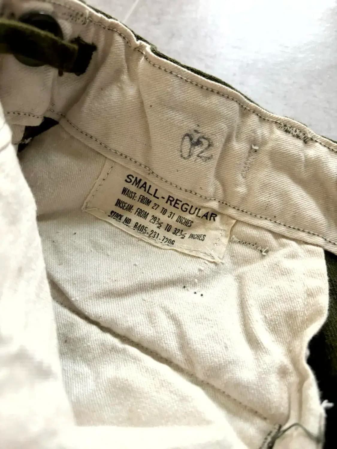 60's 미군 M-51 필드 팬츠 S-R(29~31) 상품이미지7