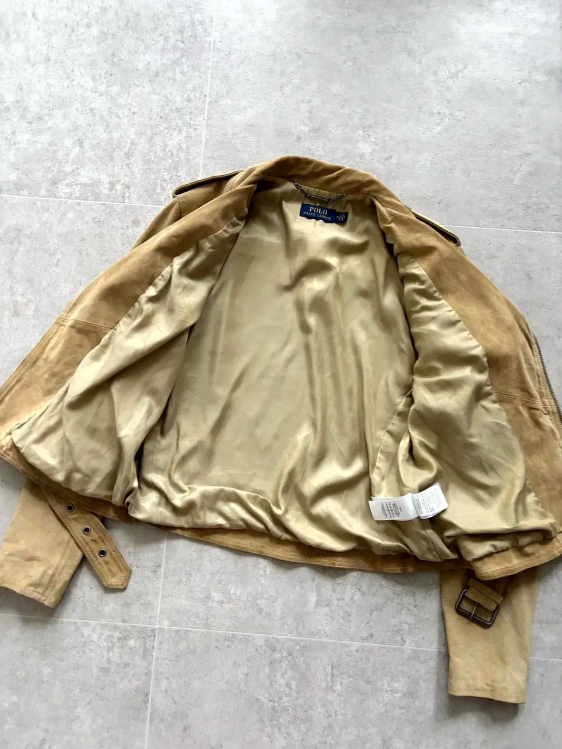 폴로 랄프로렌 여성 스웨이드 라이더 자켓 8사이즈 상품이미지9