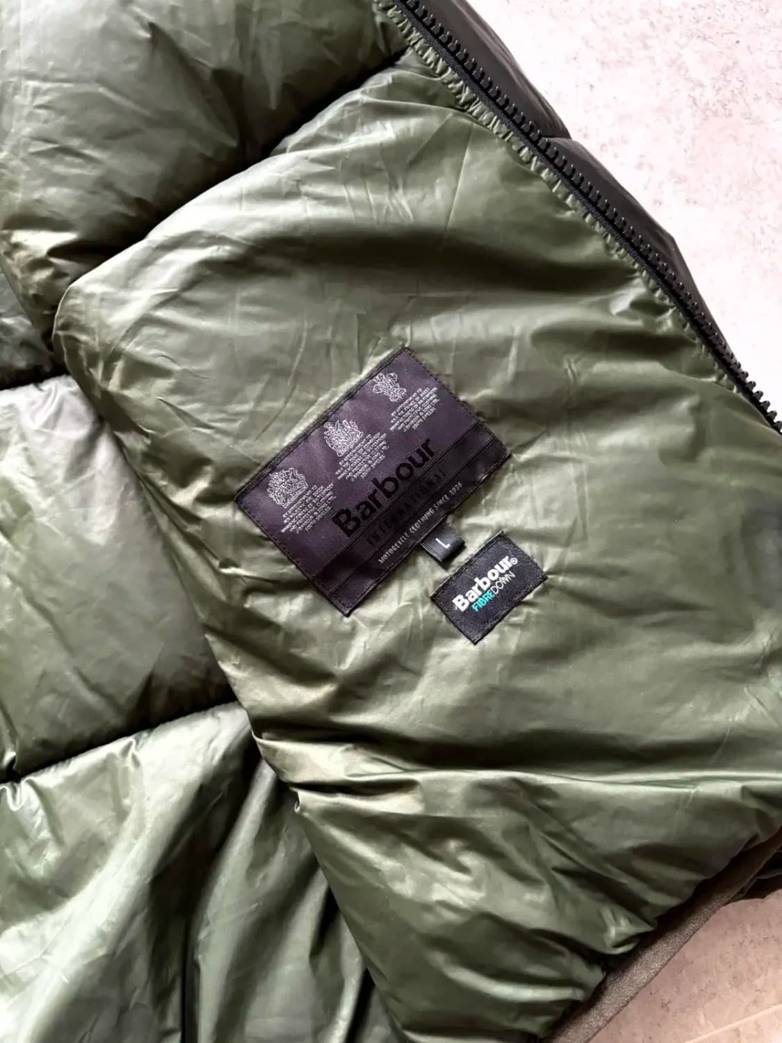 바버 인터네셔널 Act 퀼트 다운 자켓 L(~105) 상품이미지10