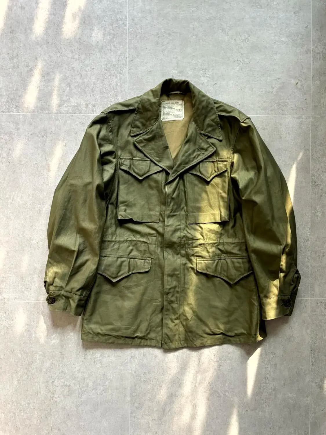40's WW2 미군 M-43 필드자켓 34L 상품이미지1