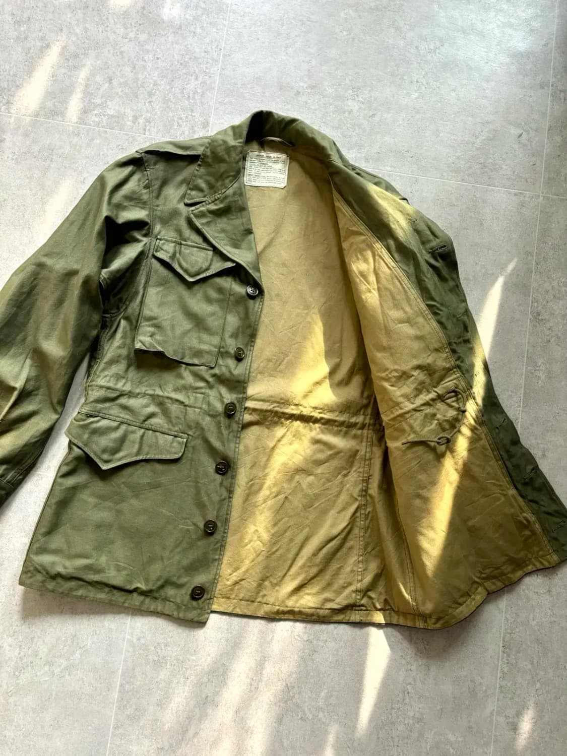 40's WW2 미군 M-43 필드자켓 34L 상품이미지6