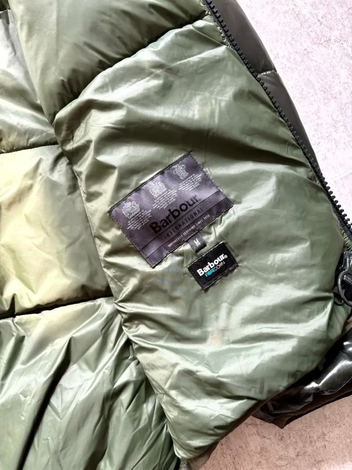 바버 인터네셔널 다운 자켓 M 상품이미지9