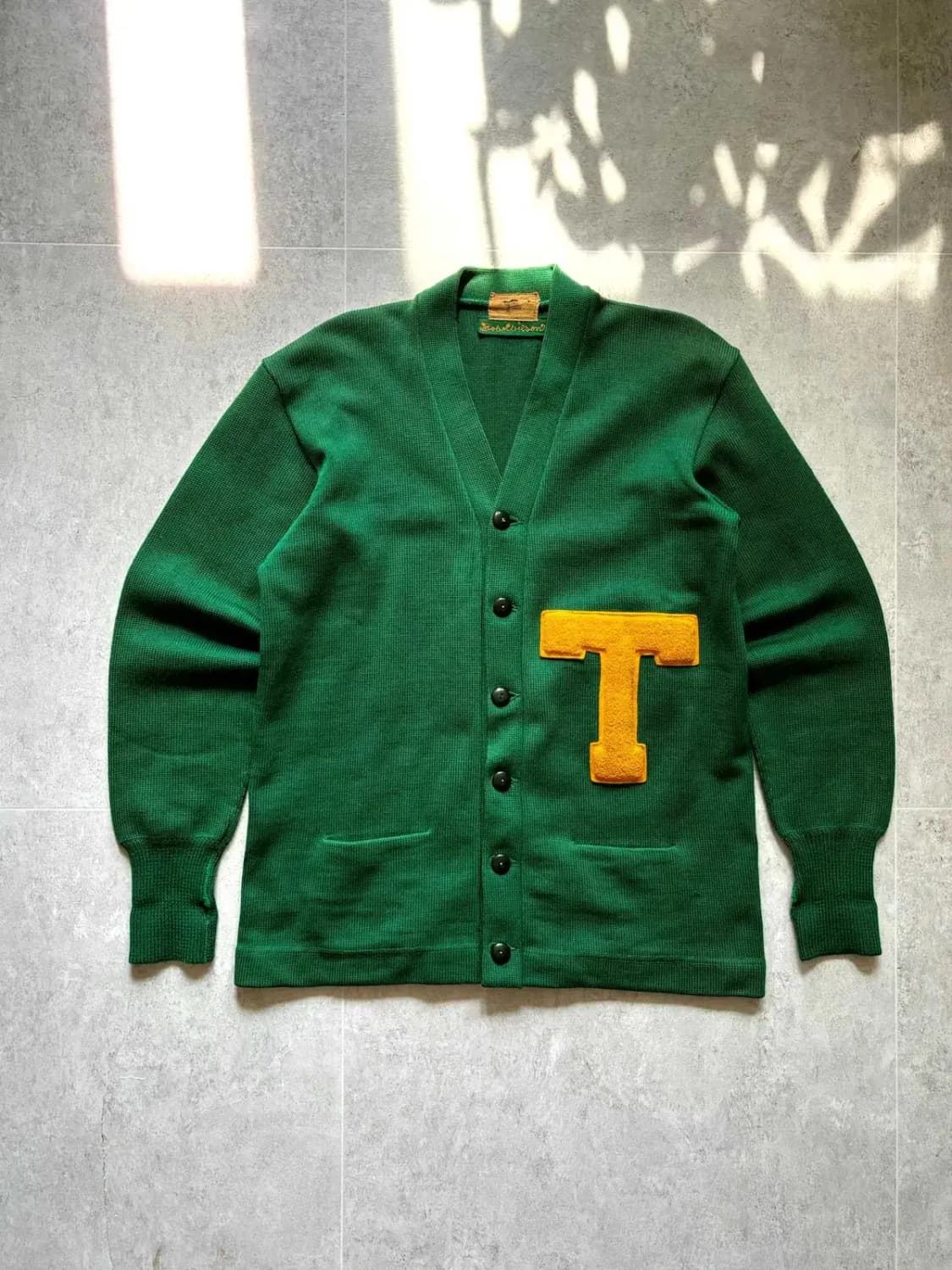 50's Dehen Knitting Co. 레터맨 가디건 100~103 상품이미지1