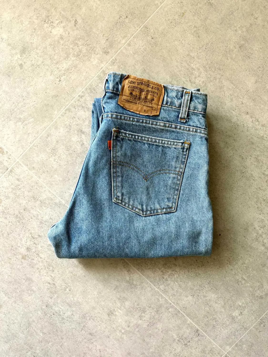 90's 리바이스 506 워싱 데님 30사이즈 상품이미지1