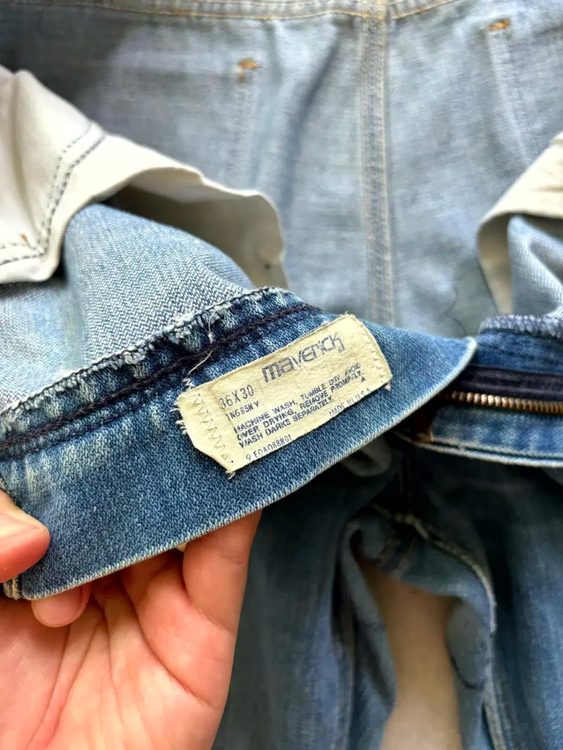 70s Maverick by BLUE BELL 플레어 데님 33~34 상품이미지8