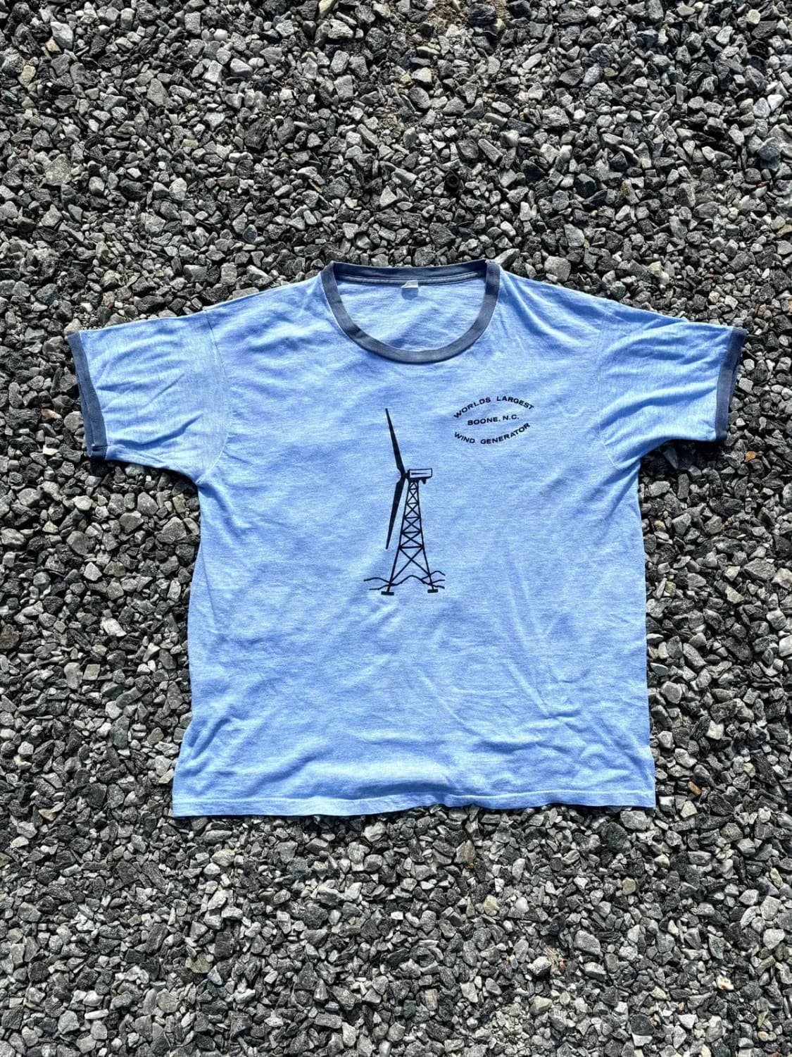 80s 빈티지 프린팅 링거 티셔츠 100~105 상품이미지1