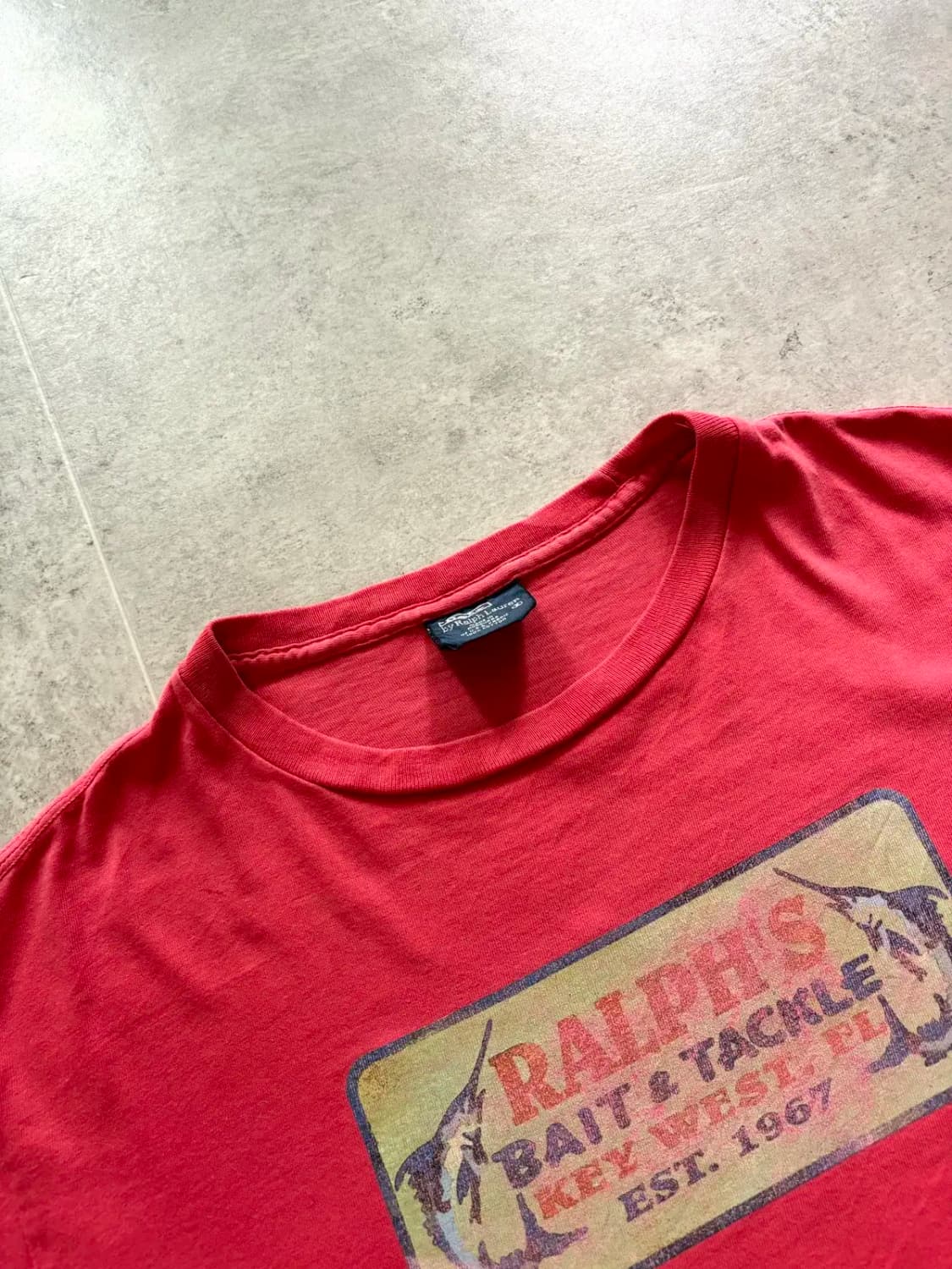 90's 폴로 랄프로렌 스포츠맨 프린팅 티셔츠 S(95~100) 상품이미지5