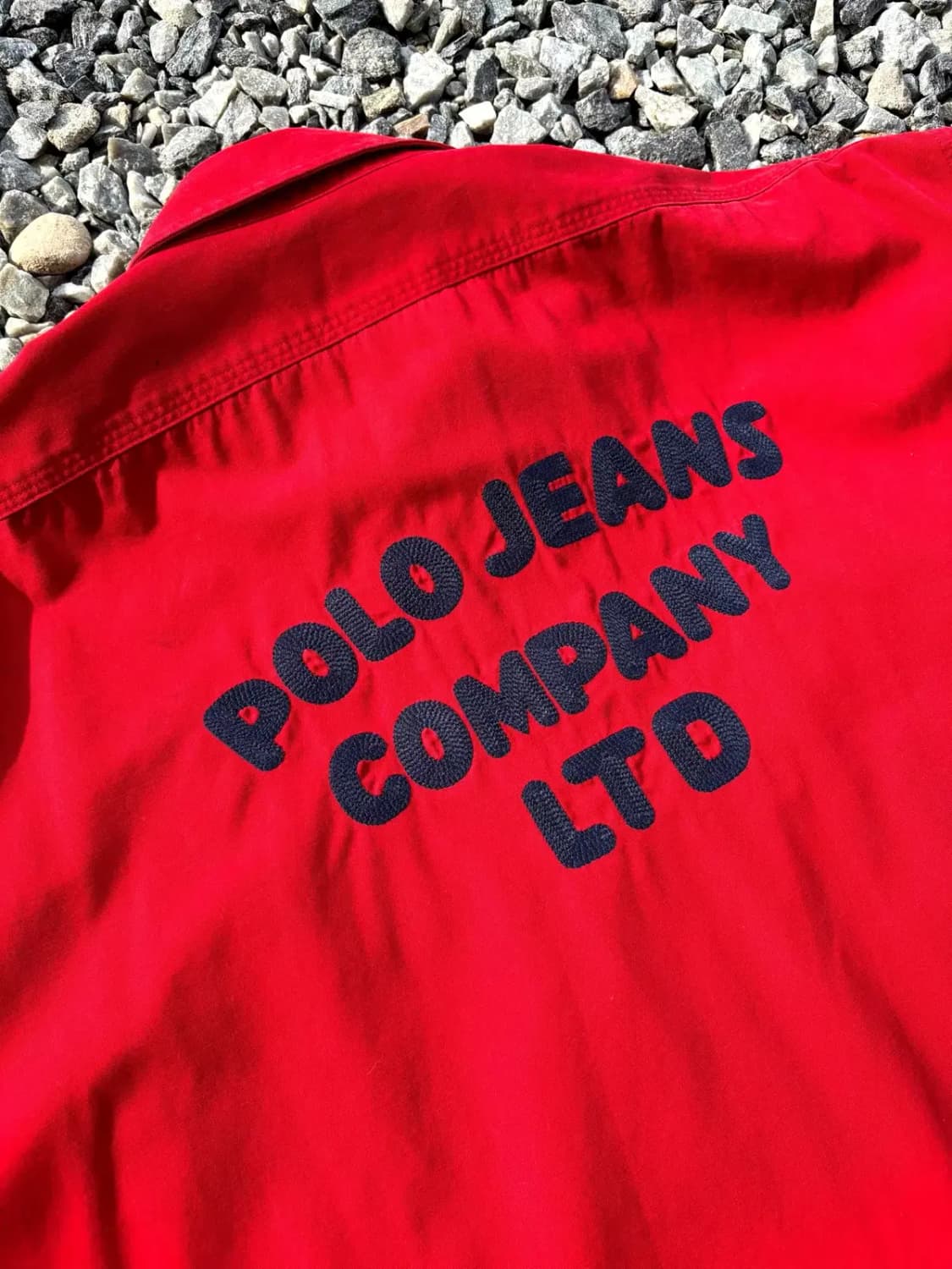 90's 폴로 진스 숏 슬리브 워크셔츠 L 상품이미지1