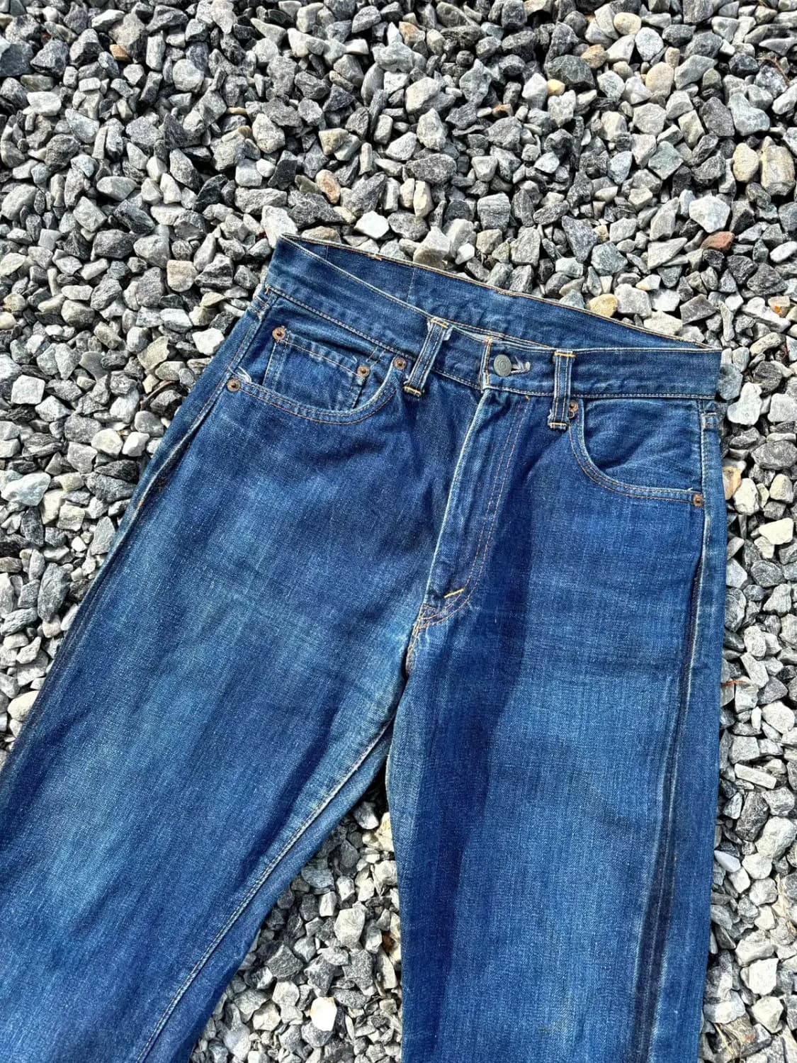 70's 리바이스 502 Big E 셀비지 데님 26사이즈 66전기 상품이미지4