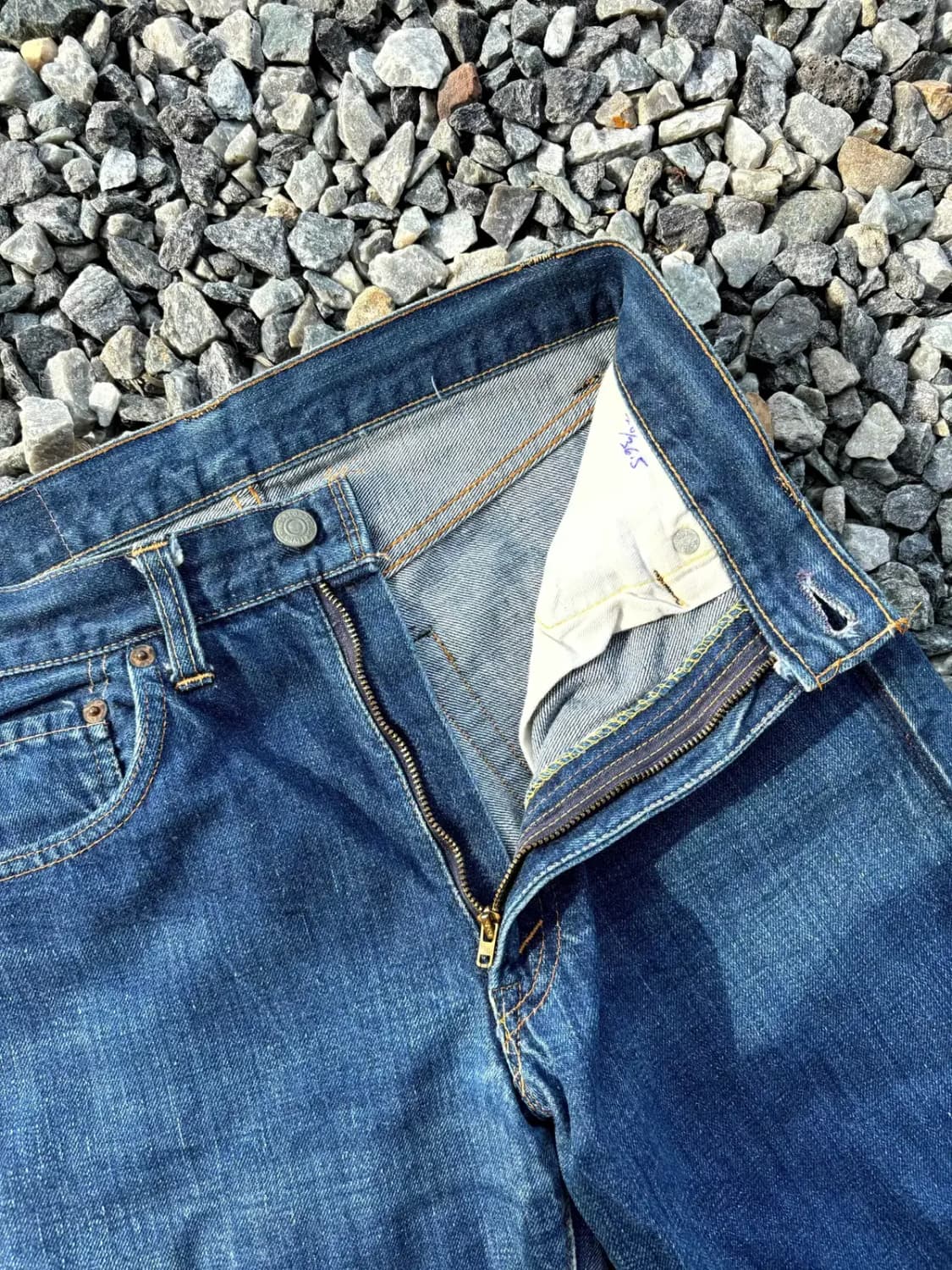 70's 리바이스 502 Big E 셀비지 데님 26사이즈 66전기 상품이미지5