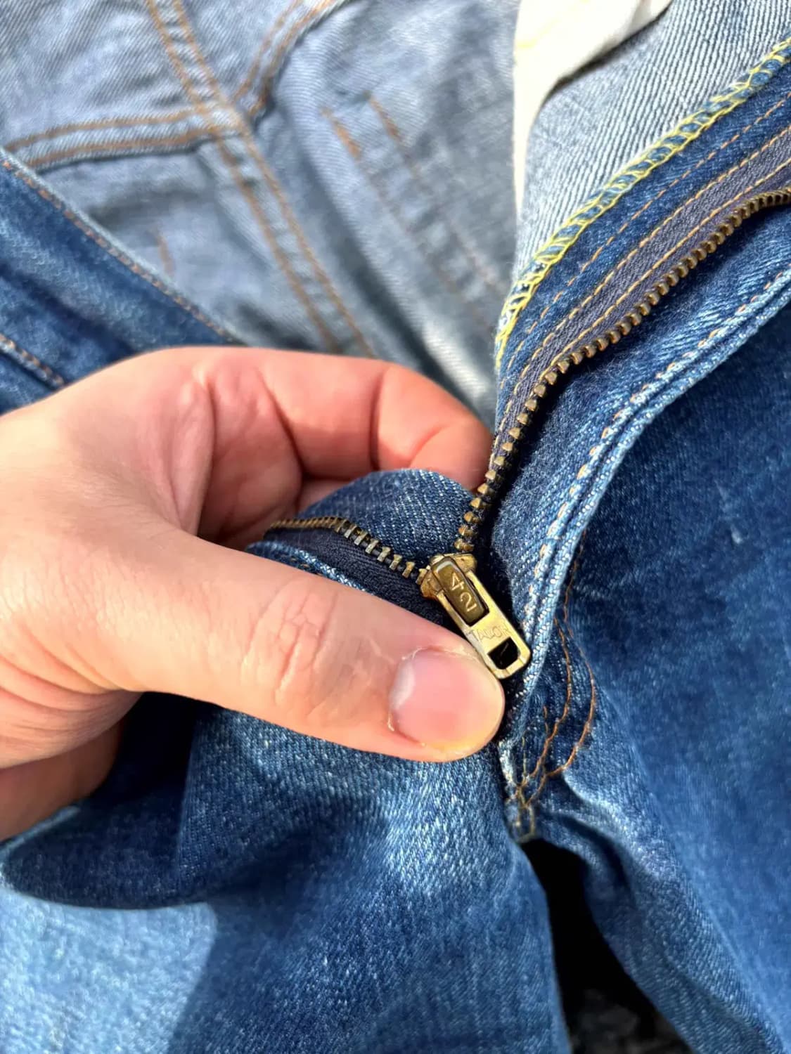 70's 리바이스 502 Big E 셀비지 데님 26사이즈 66전기 상품이미지6