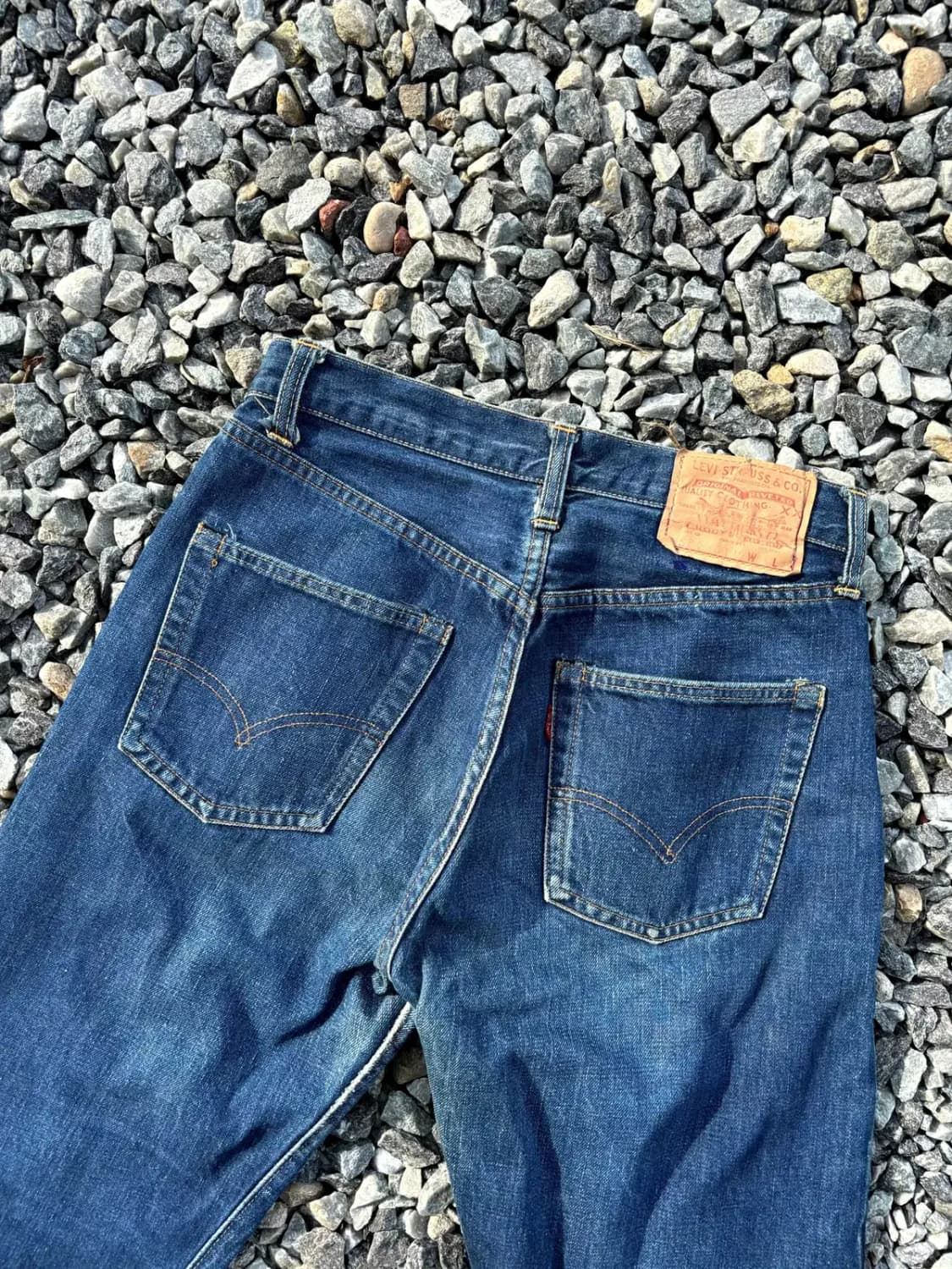 70's 리바이스 502 Big E 셀비지 데님 26사이즈 66전기 상품이미지9