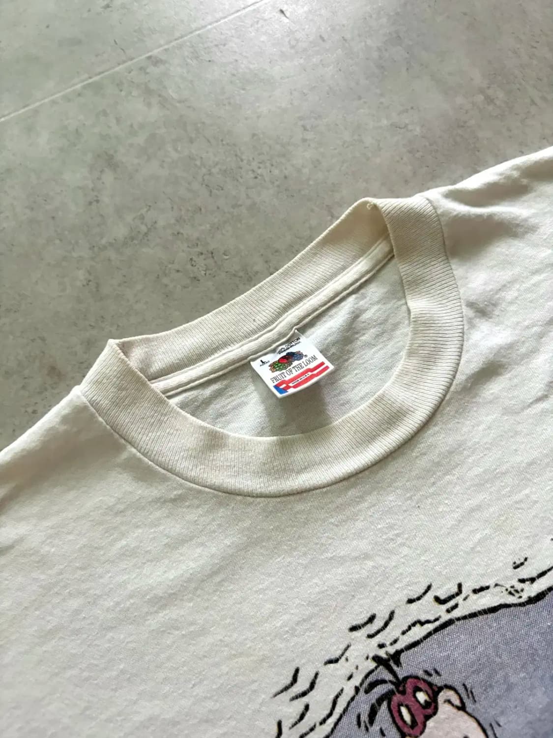 Early 90's Fruit Of The Loom 빈티지 티셔츠 100 상품이미지8