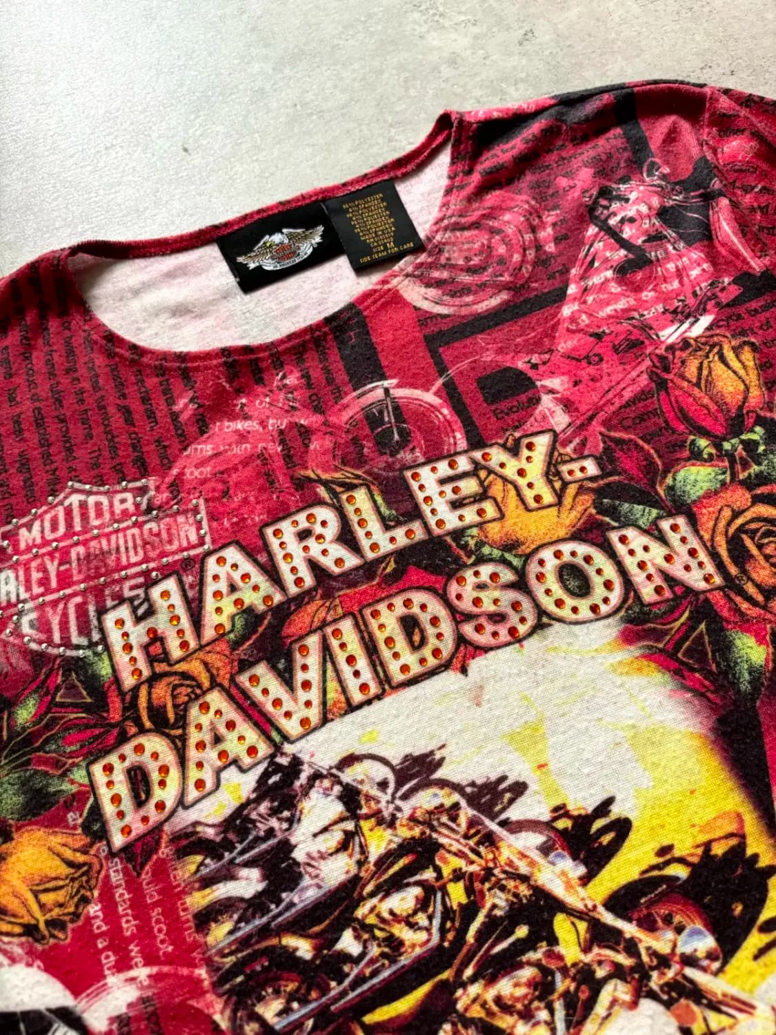 할리 데이비슨 All-Over 프린팅 티셔츠 55 1/2~ 66 상품이미지3