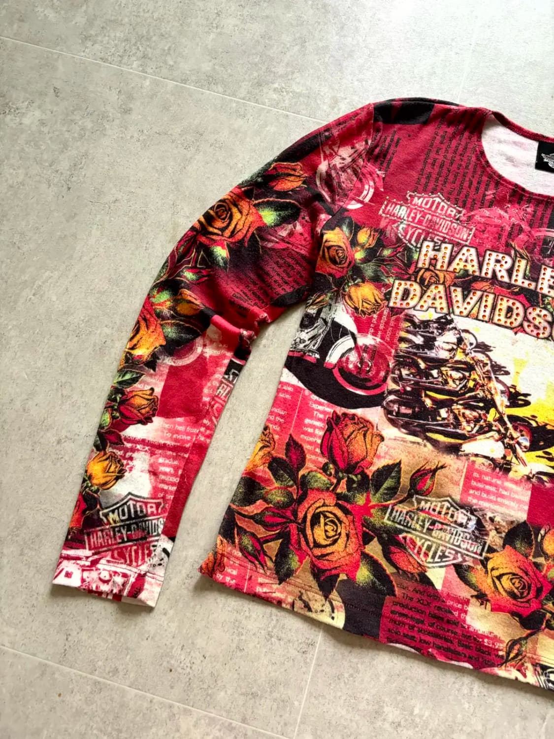 할리 데이비슨 All-Over 프린팅 티셔츠 55 1/2~ 66 상품이미지4